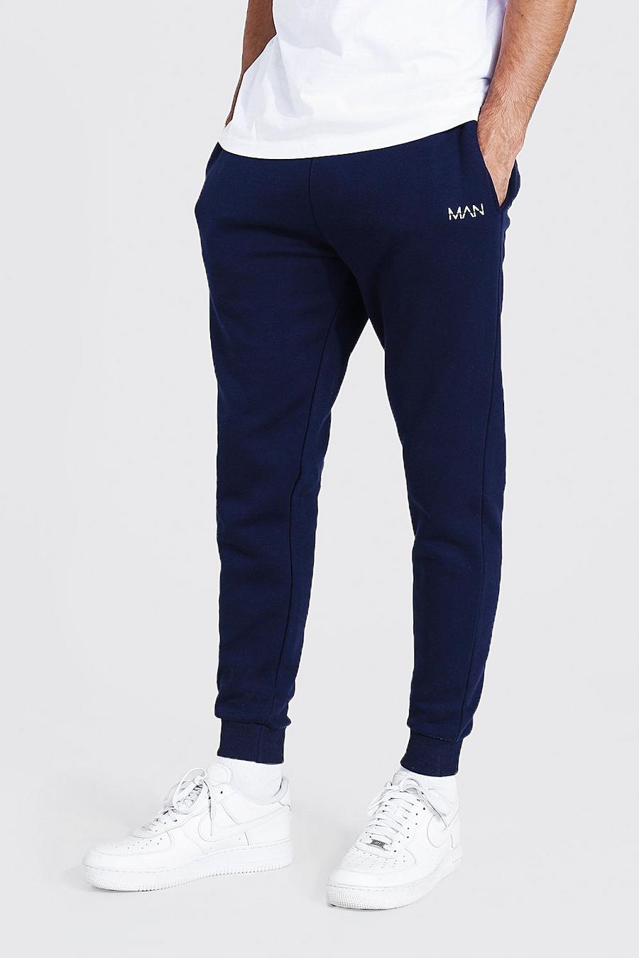 Pantalones de deporte Slim Fit s Original Man, Azul marino image number 1