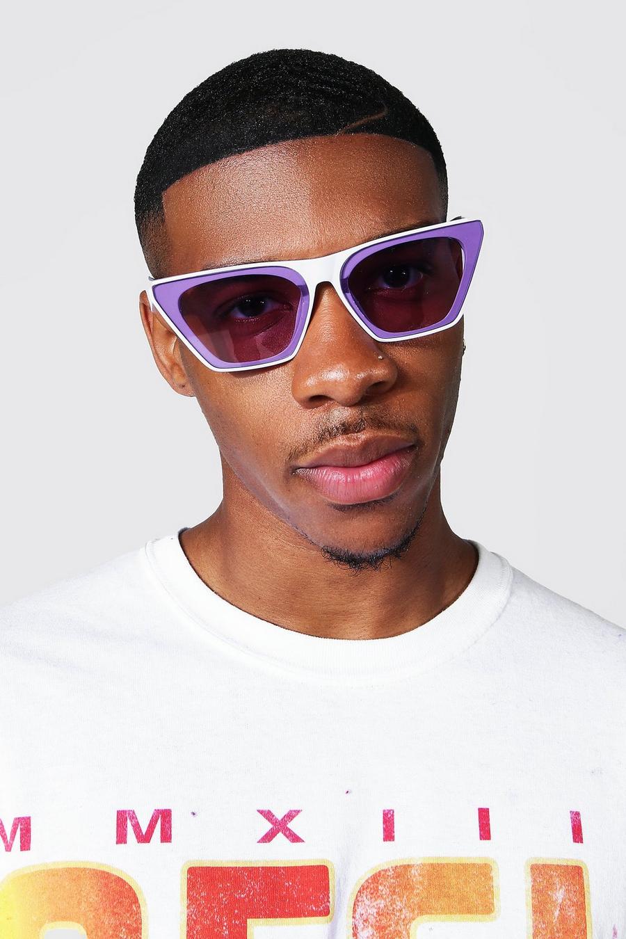  Sonnenbrille mit Kristall-Overlay, Purple image number 1