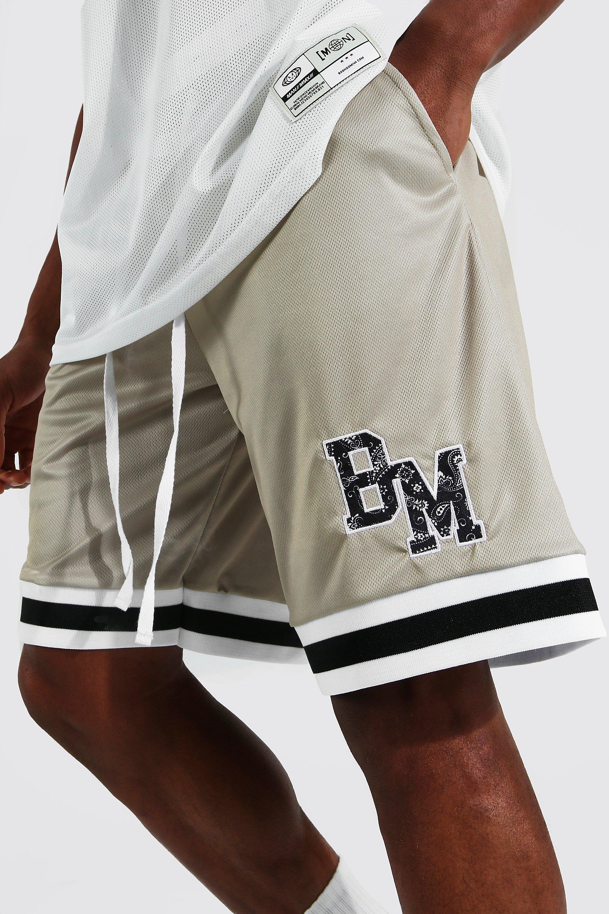 Beige store basketball shorts