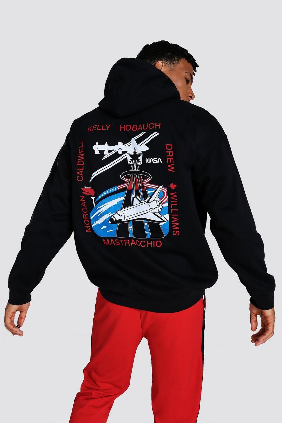 Black NASA Oversize hoodie image number 1