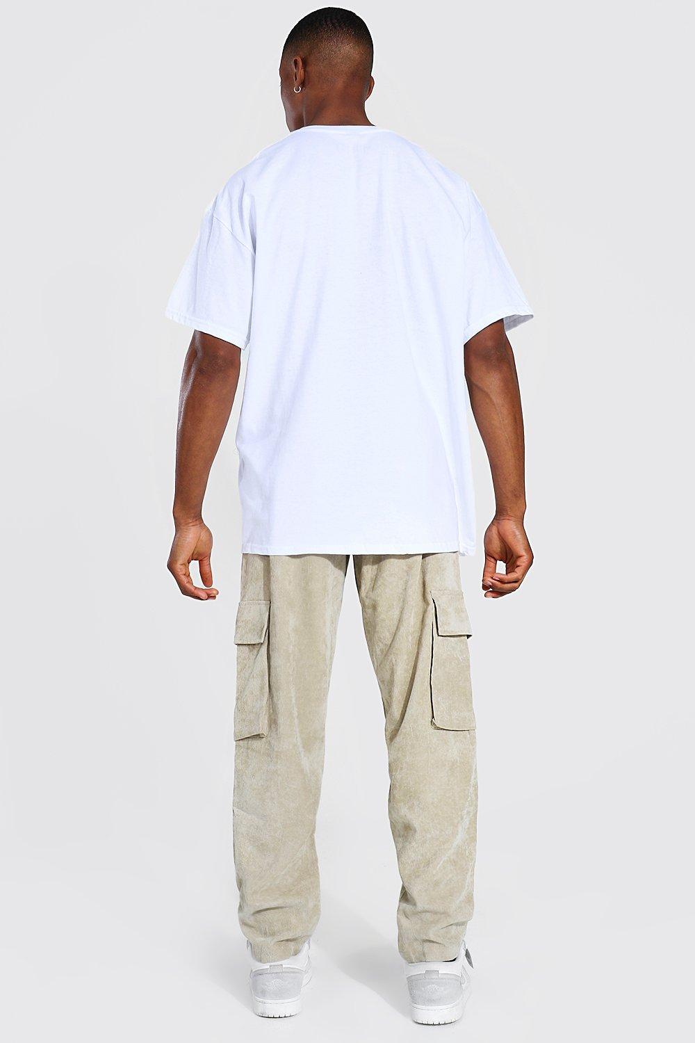 Oversized Nirvana Face License T-shirt | boohoo USA