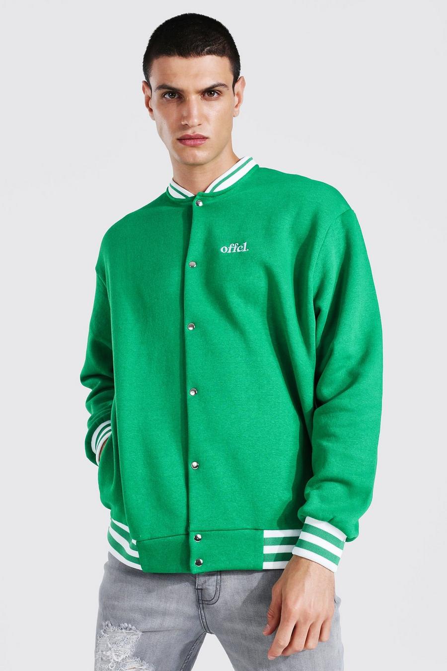 Bomber oversize style américain Offcl, Green image number 1