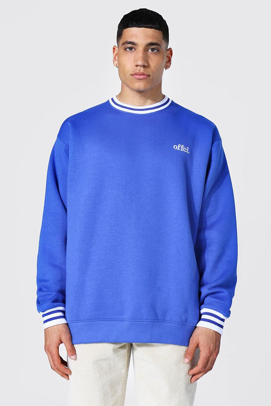 Cobalt Oversize sweatshirt med muddar image number 1