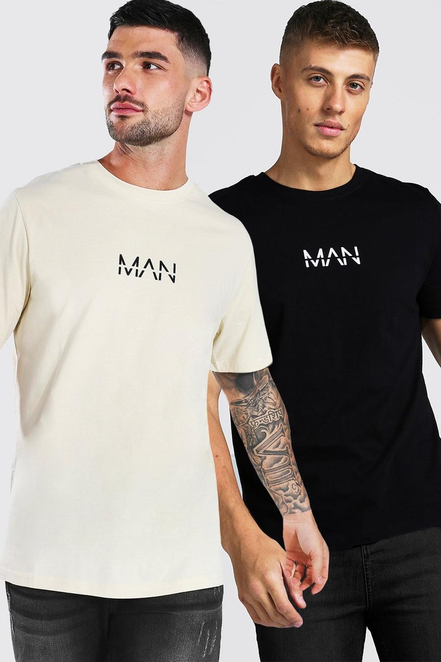 Multi 2 Pack Original Man Crew Neck T-shirt image number 1