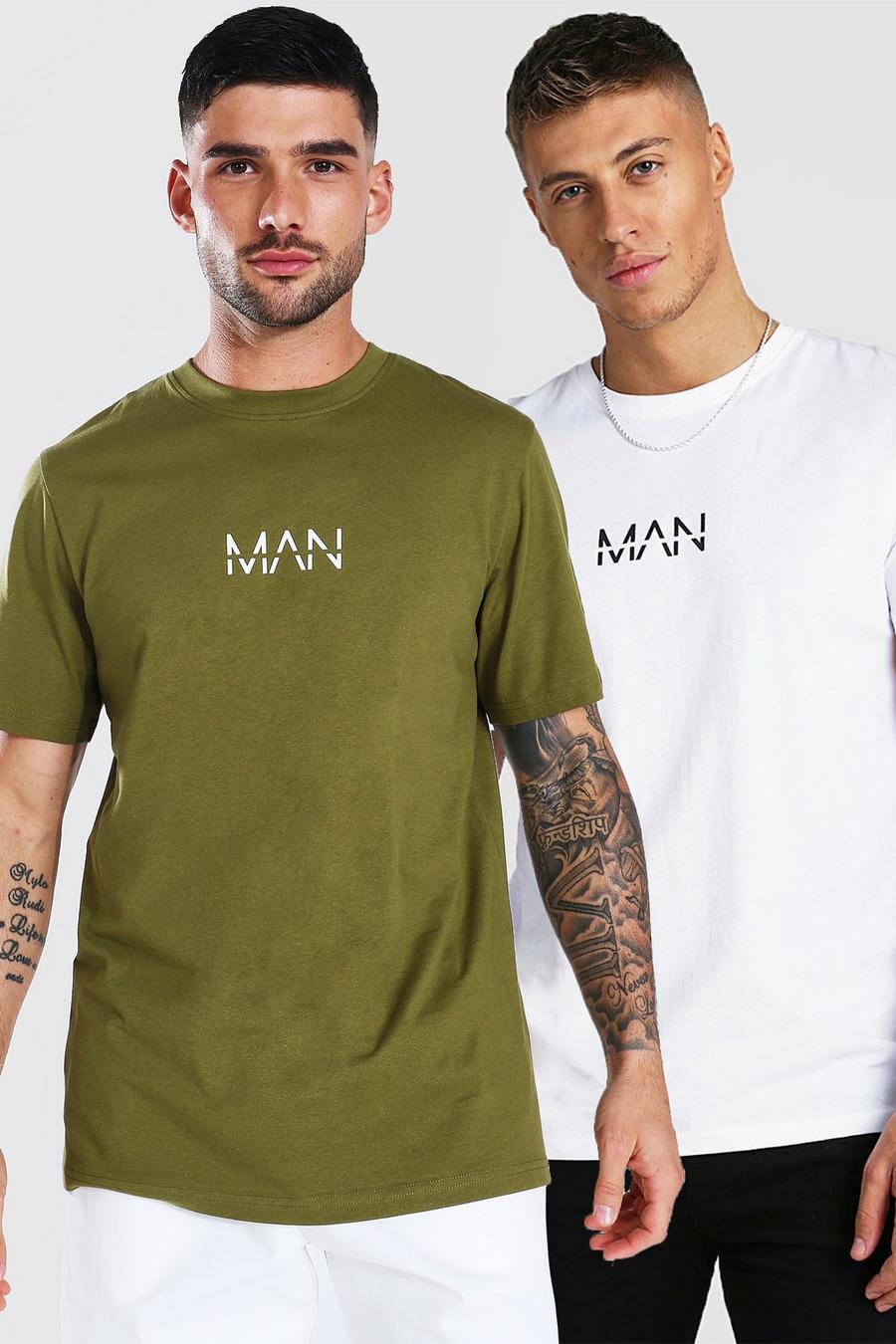Multi 2 Pack Original Man Crew Neck T-shirt image number 1