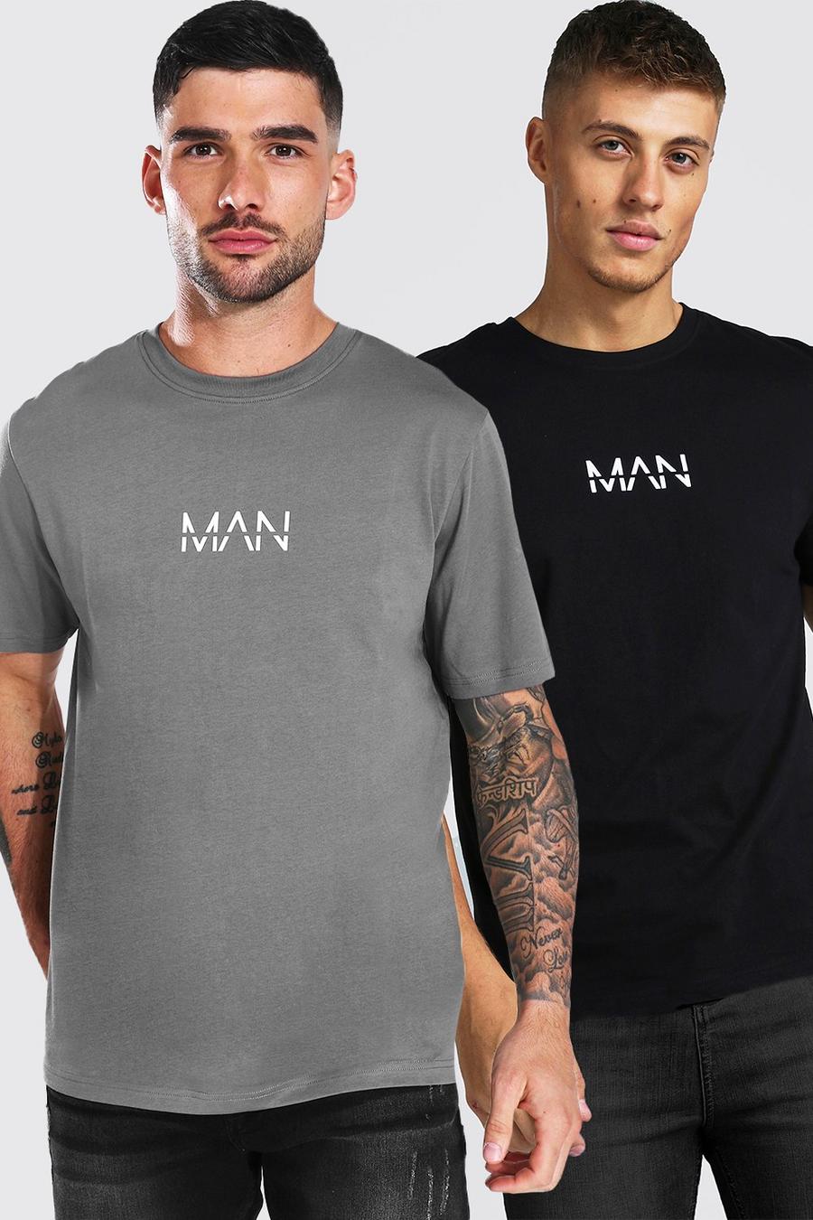 Multi 2 Pack Original Man Crew Neck T-shirt