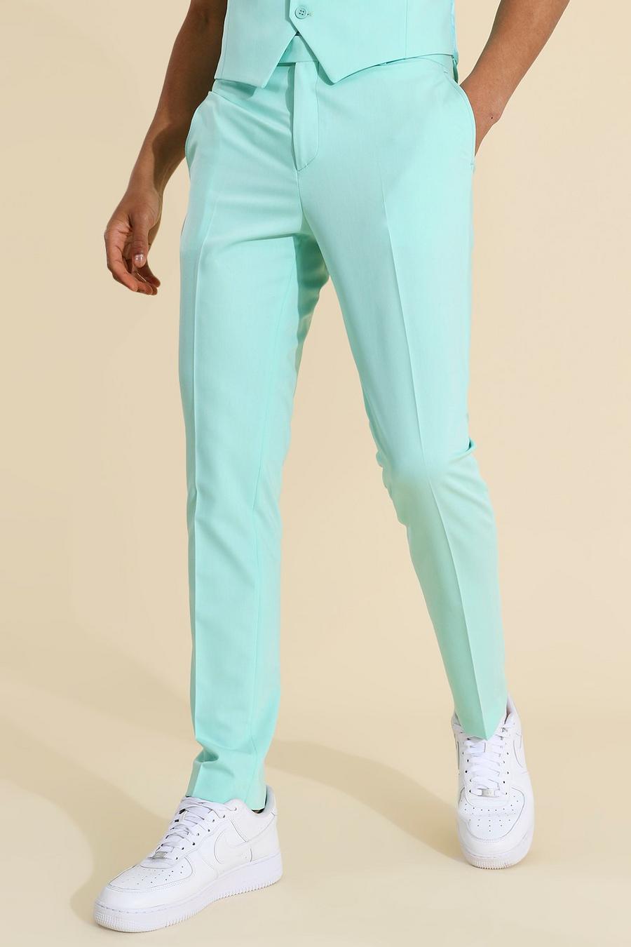 Skinny Mint Suit Trouser image number 1