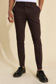 Skinny Brown Suit Trouser