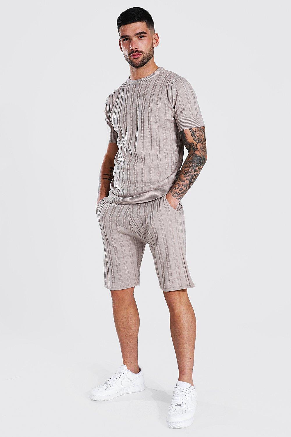 セットアップ（メンズ） [boohoo]RegularFit TechnicalStretch Shirt&TaperedTrouser Set Regular Fit Technical Stretch Homme Set