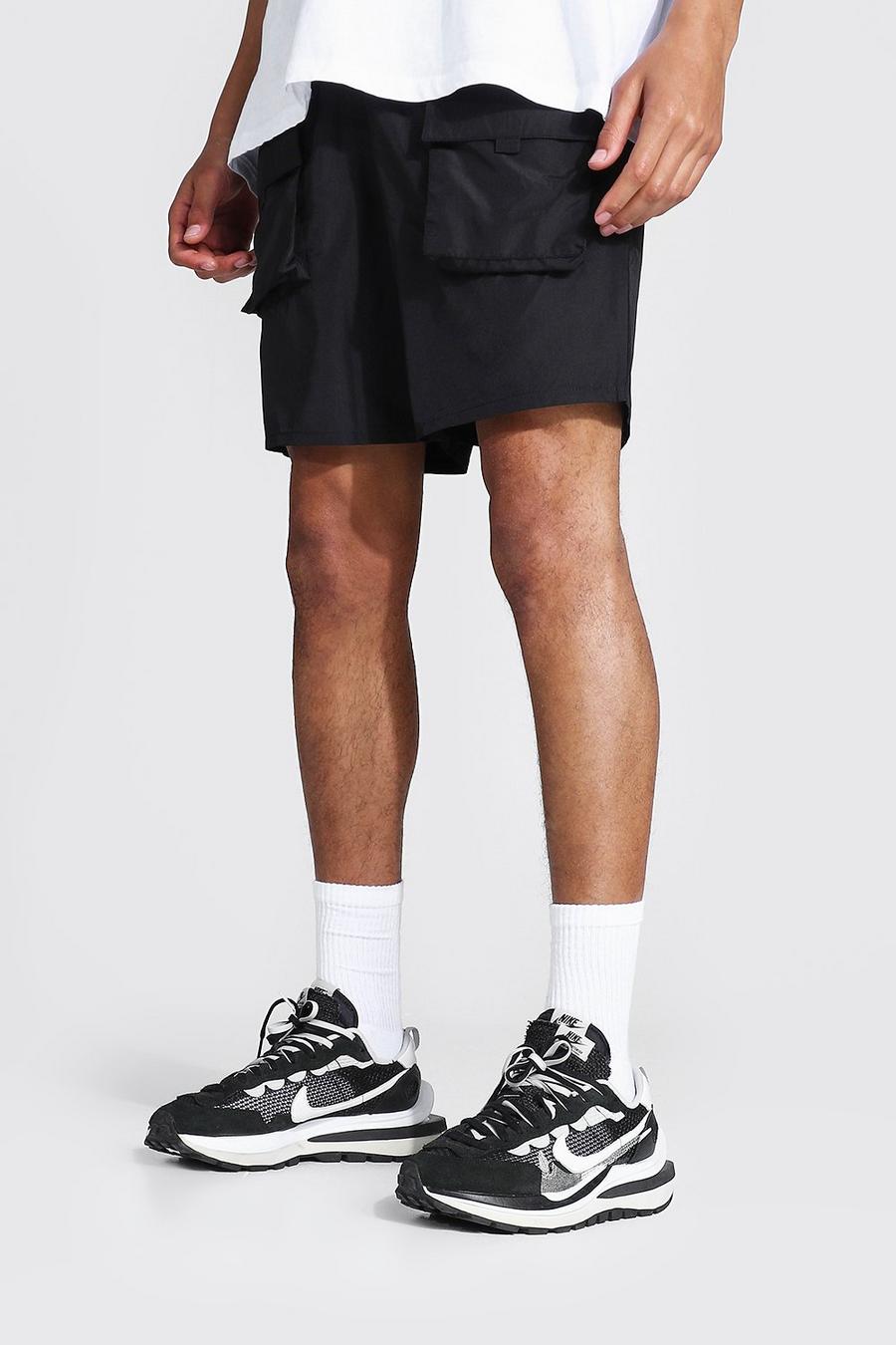 Black Tall Man Official Shell Cargo Short image number 1