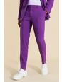 Skinny Purple Suit Trousers