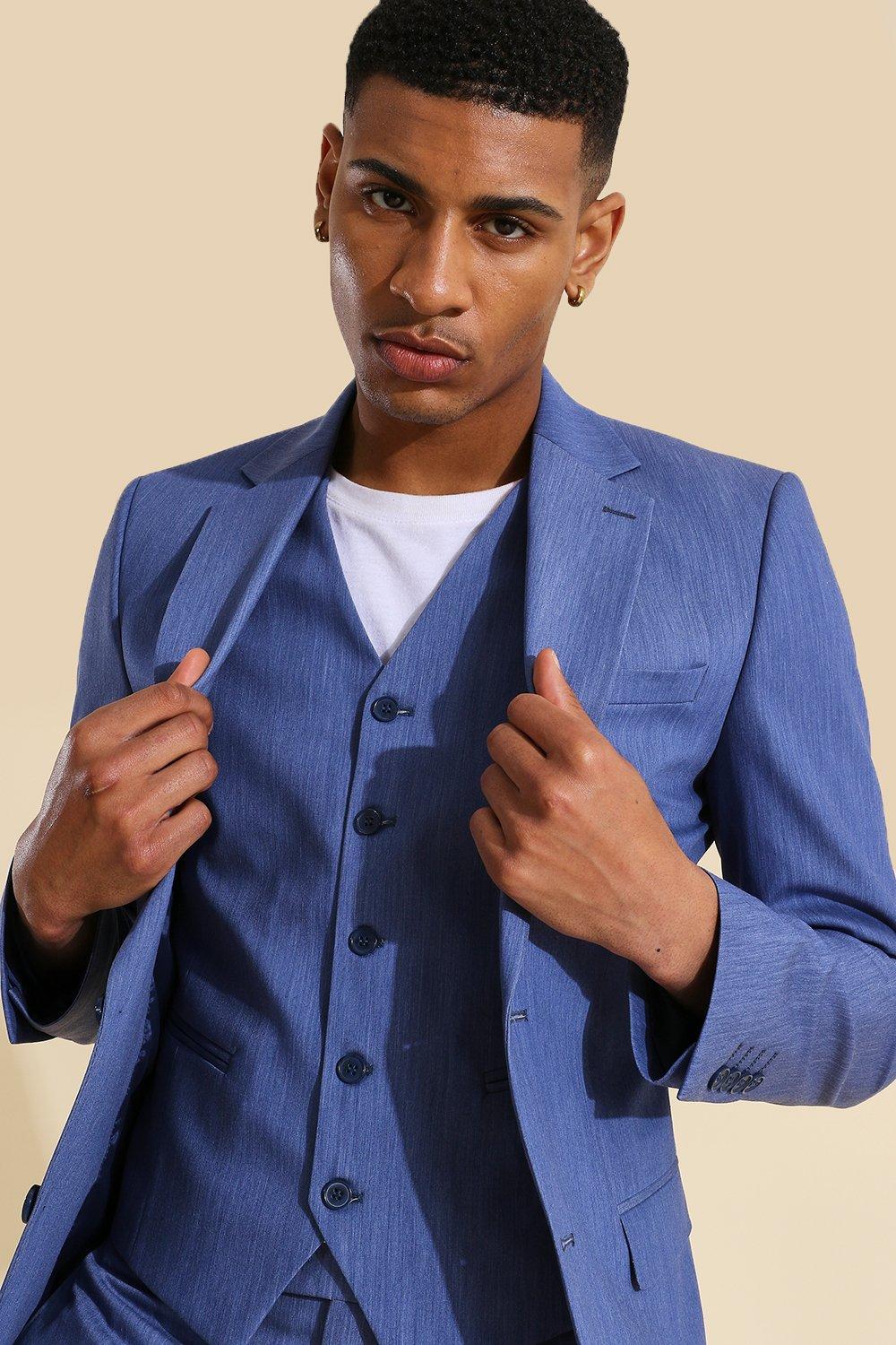 Skinny Single Breasted Suit Jacket