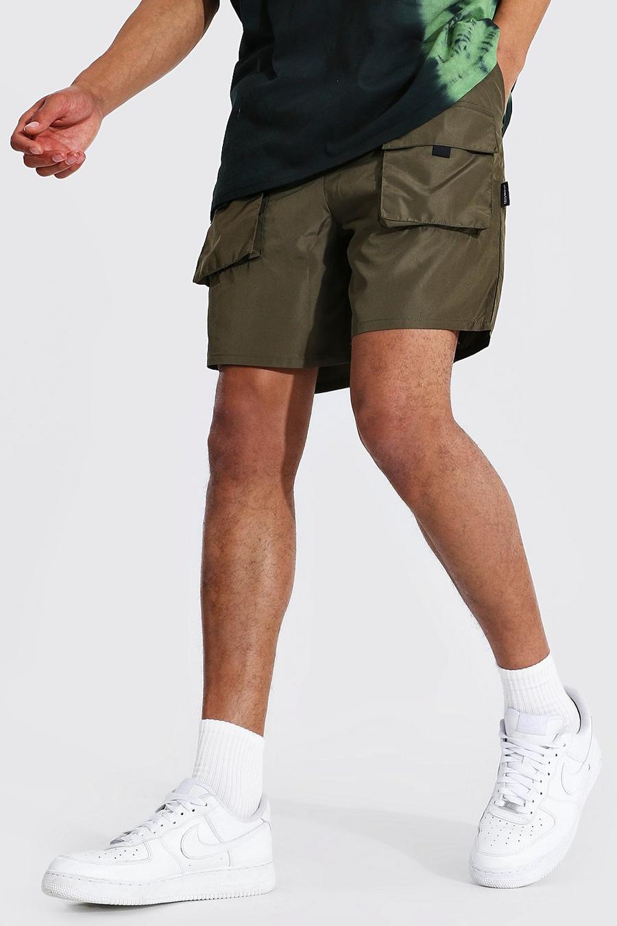 Khaki Tall Man Official Shell Cargo Short image number 1