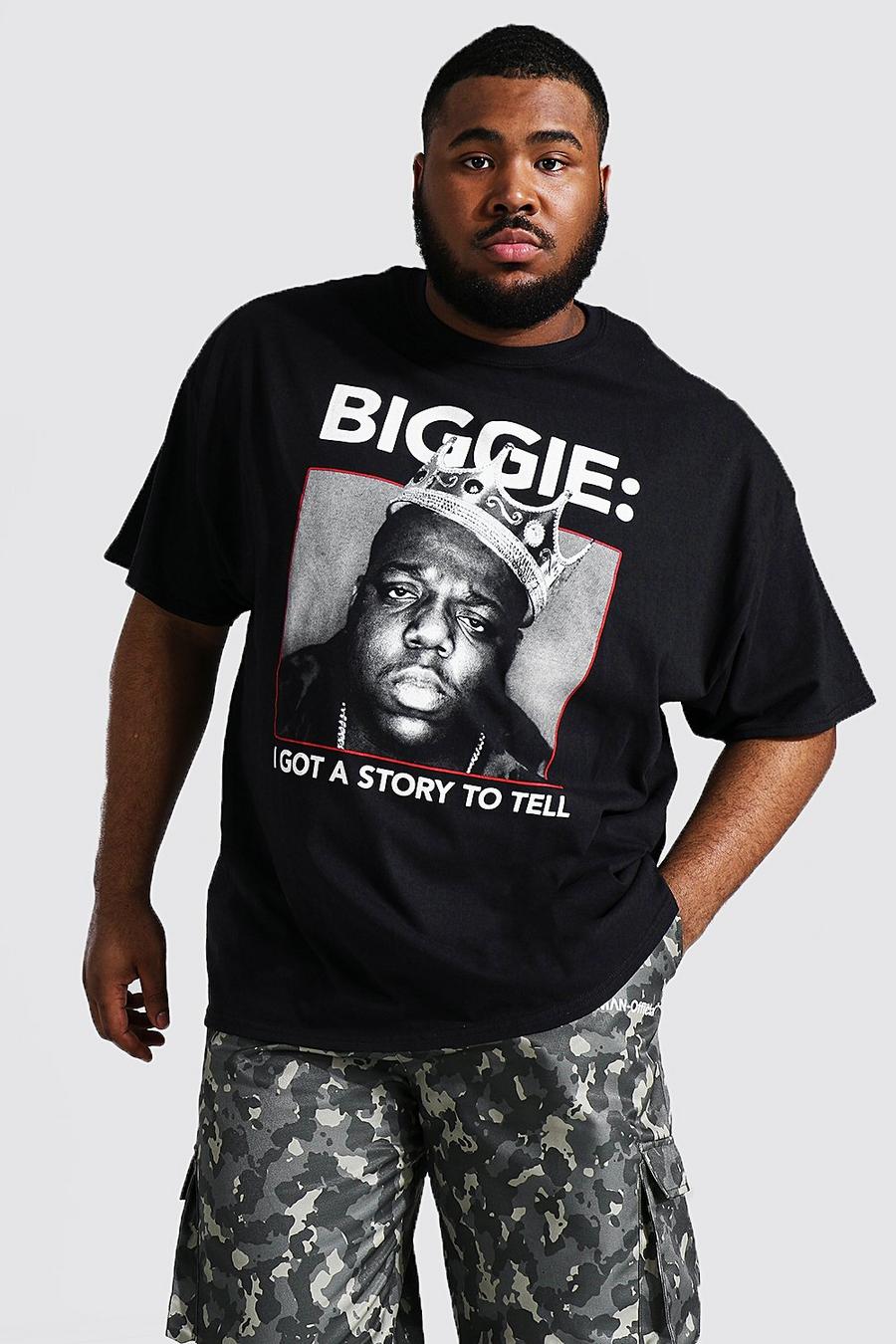 Black Plus Size Gelicenseerd Biggie I Got A Story T-Shirt image number 1