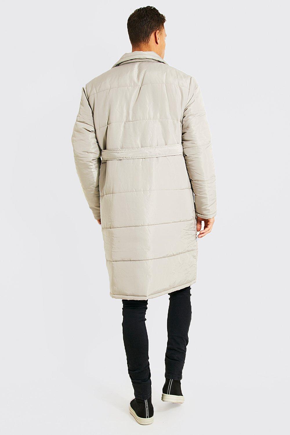 Mens padded trench clearance coat