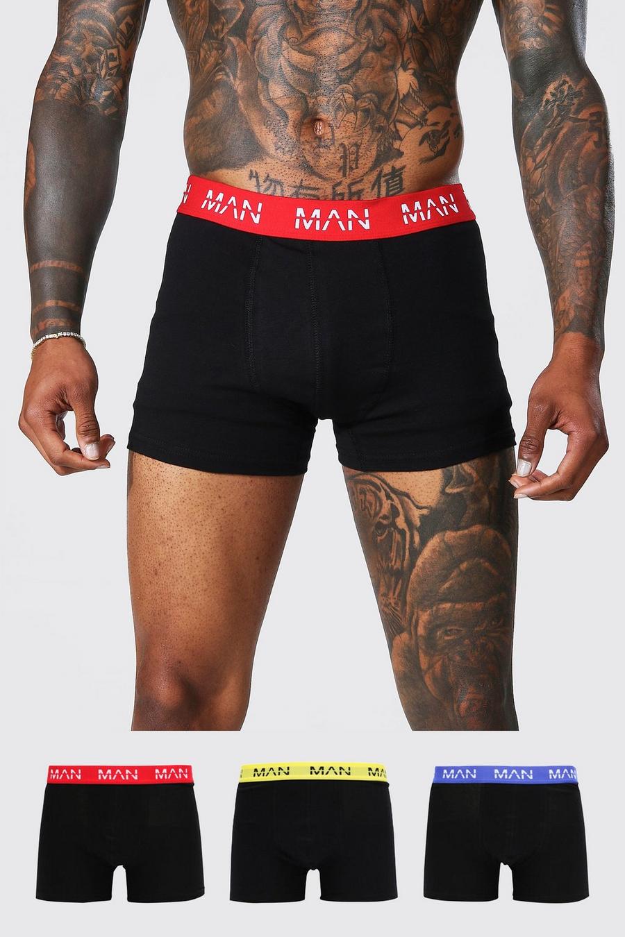 3er-Pack Man-Dash Jersey-Boxershorts, Black image number 1