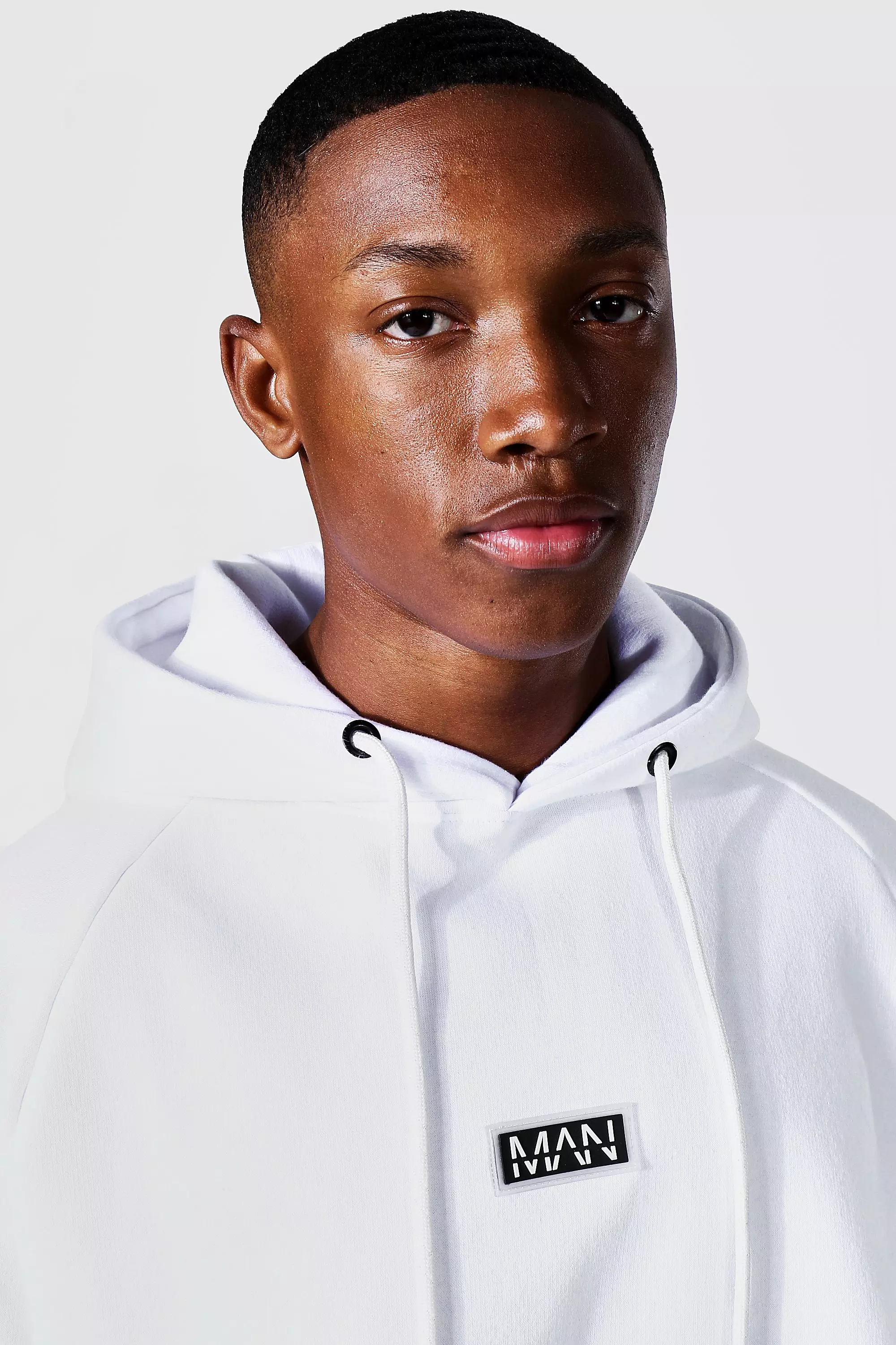 White Man Active Training Hoodie And Short Set alternative image