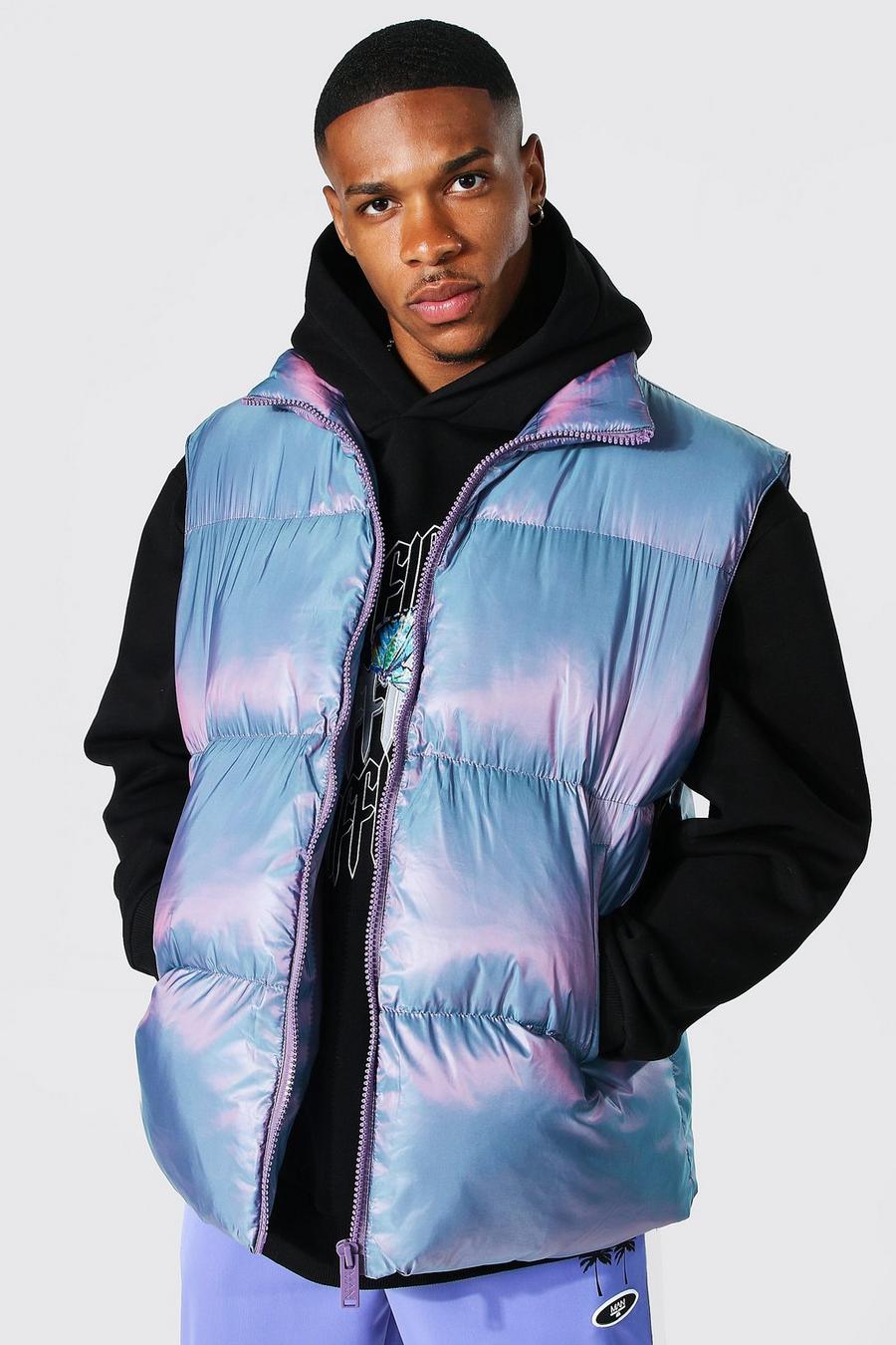 Purple Two Tone Gilet image number 1