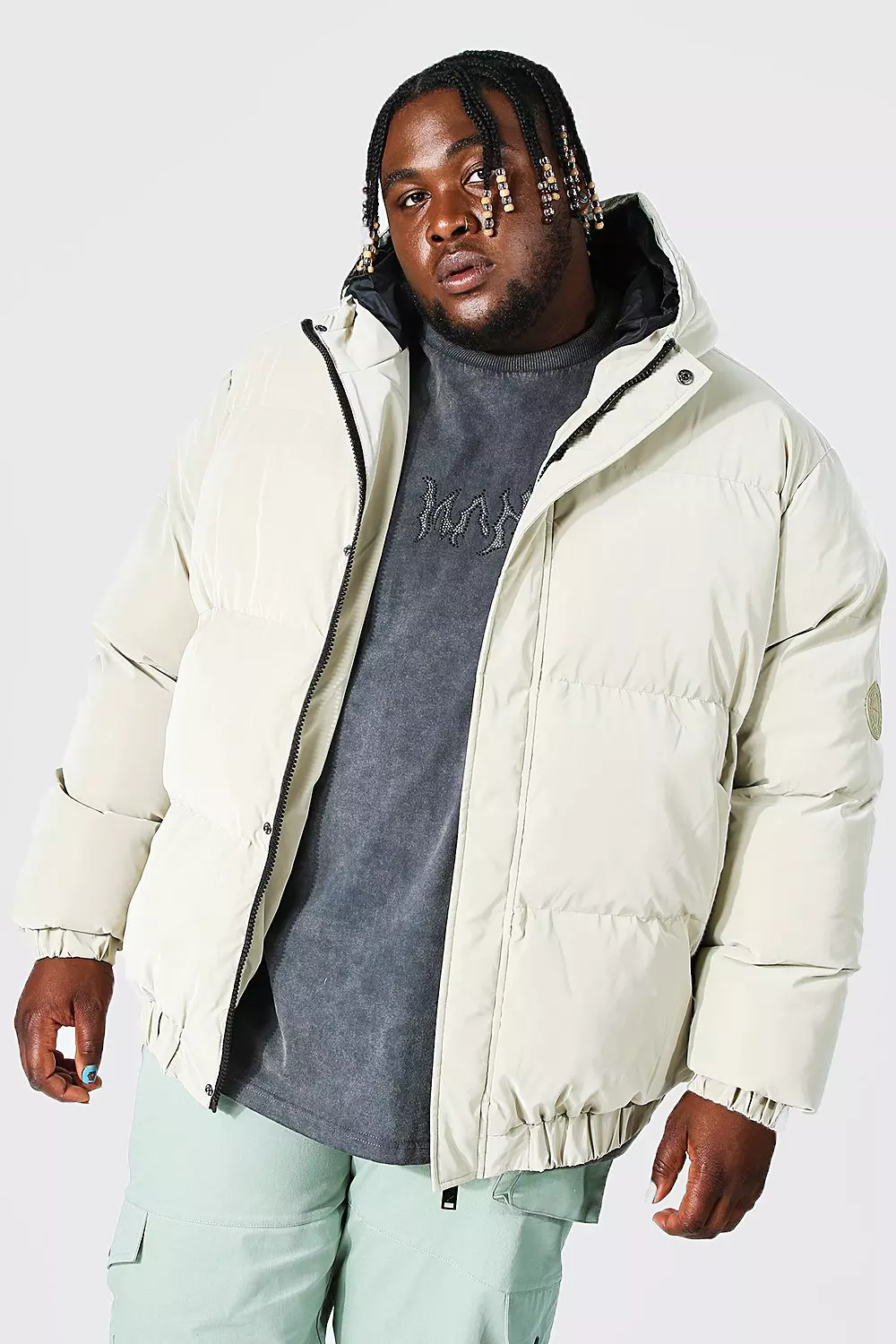 Soft cheap puffy jacket