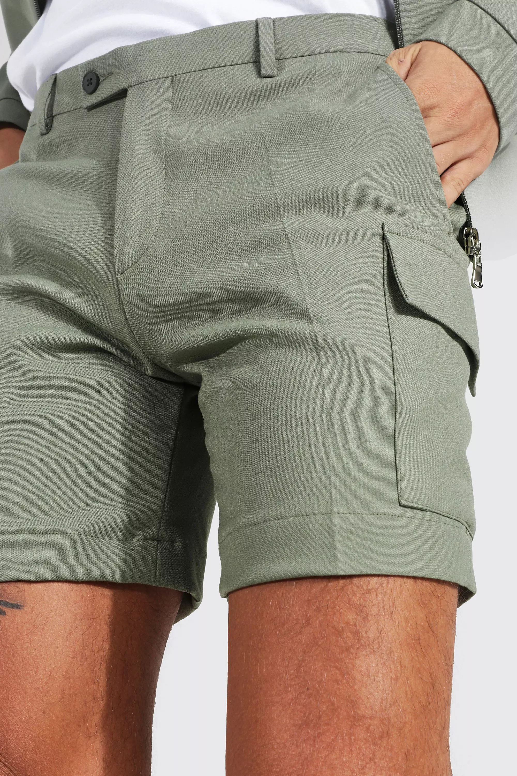 Mens smart sales cargo shorts