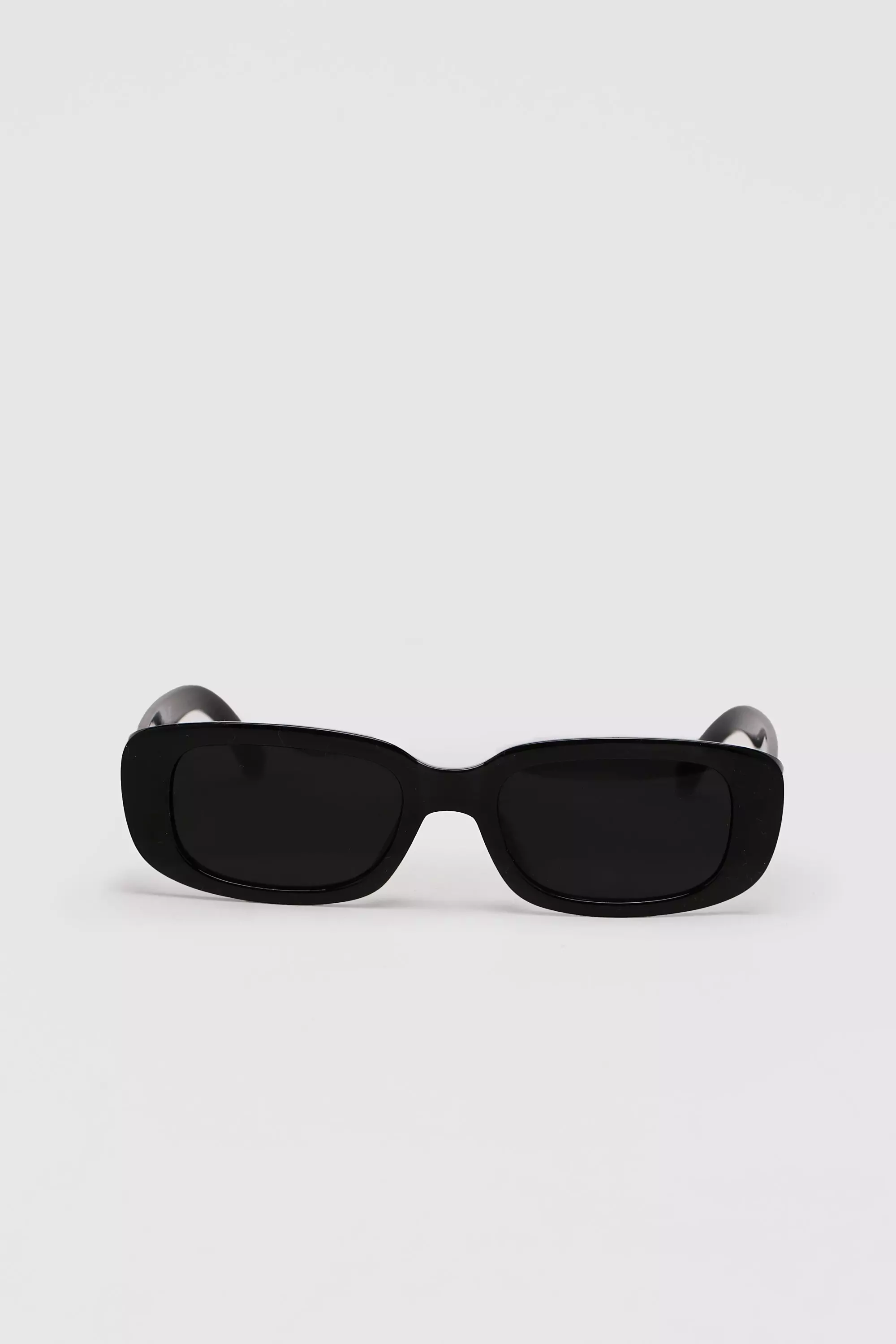 Black Soft Rectangle Sunglasses alternative image