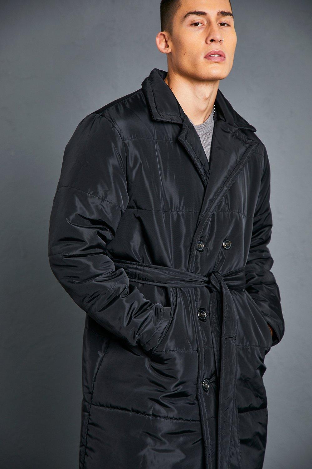 Padded Double Breasted Trench Coat