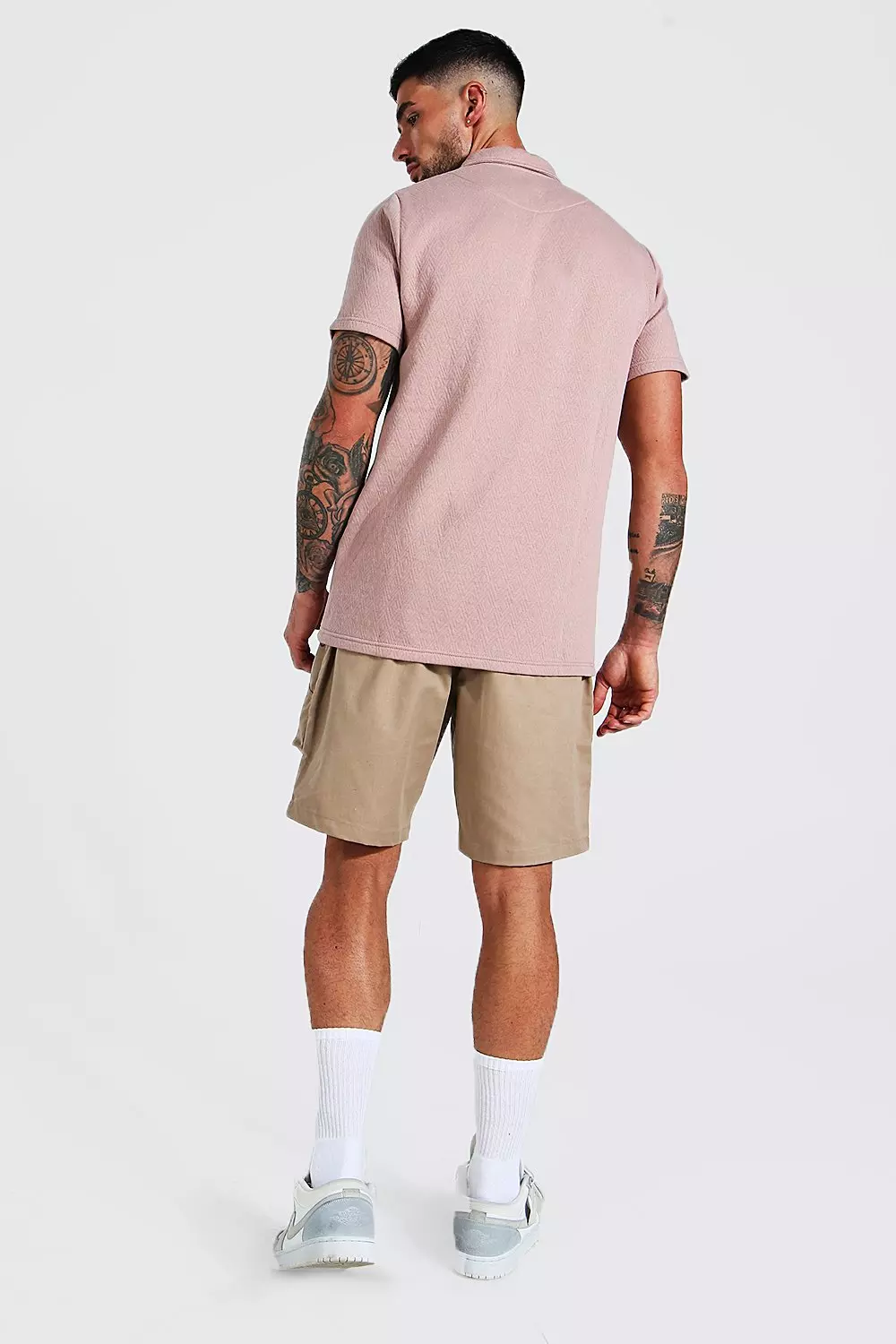 Man Relaxed 3d Pocket Cargo Short Boohoo Uk