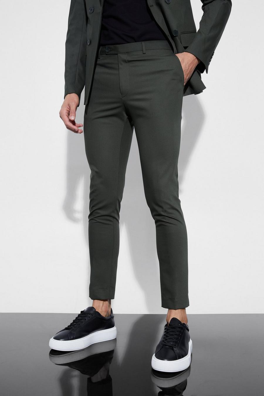 Super Skinny Khaki Suit Pants image number 1