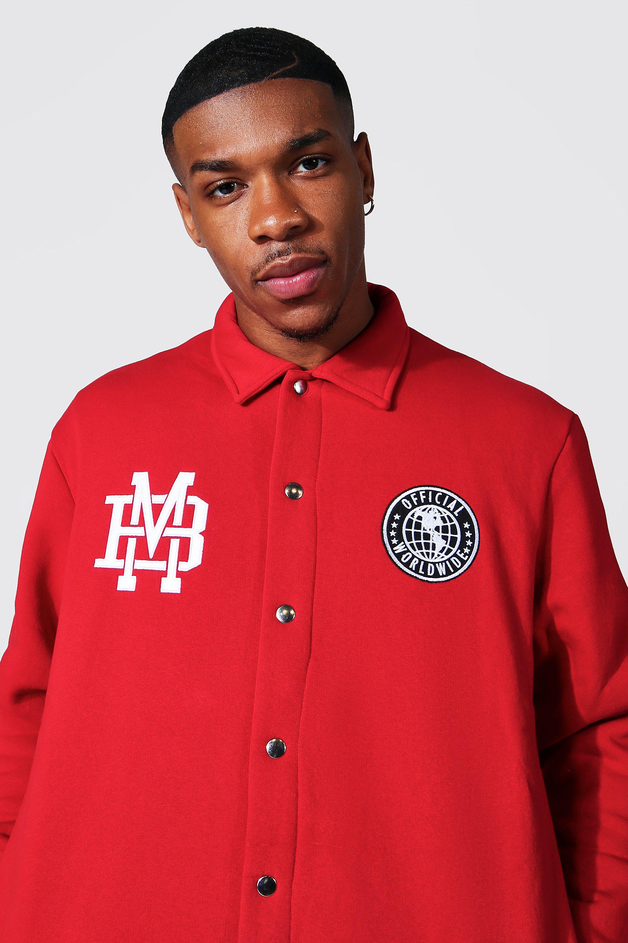 Coach varsity jacket discount mens