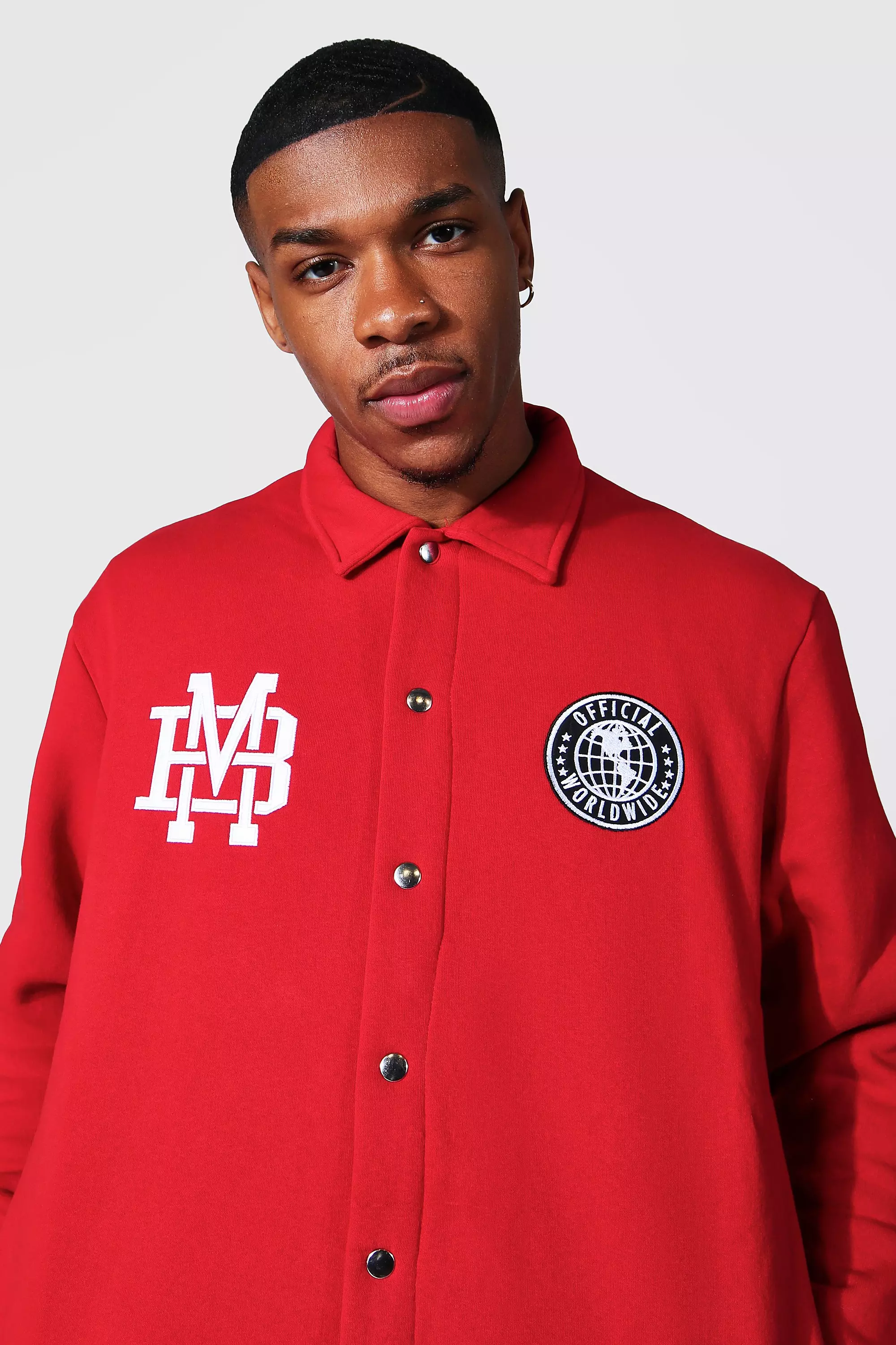 Oversized Official Varsity Coach Jacket