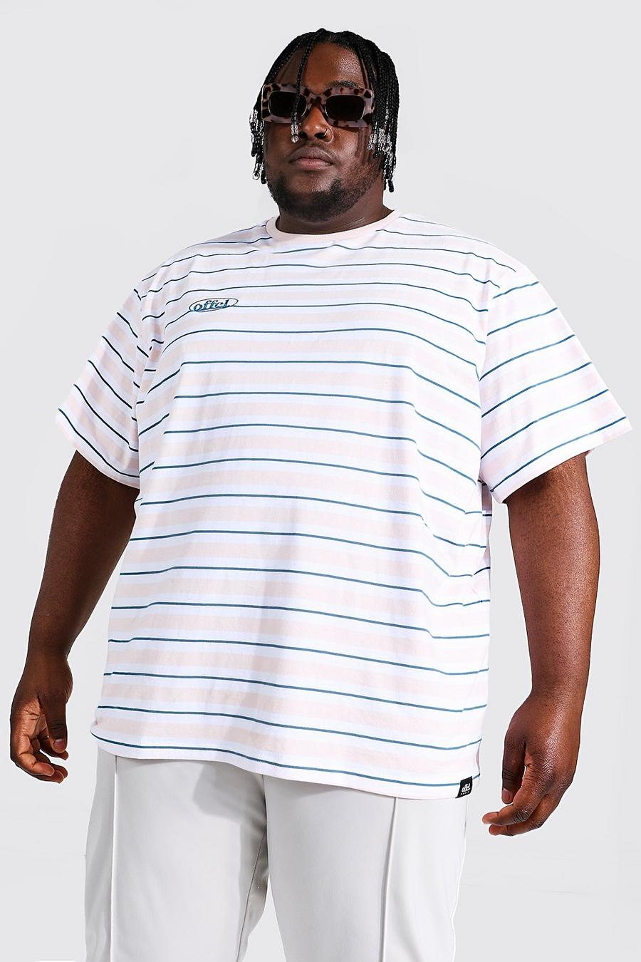 Grande taille - T-shirt ample Offcl, Pink image number 1