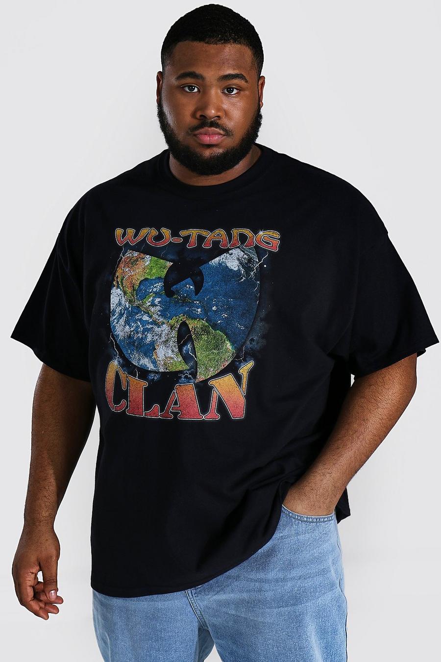 Black Plus size - Wu-Tang T-shirt med tryck image number 1