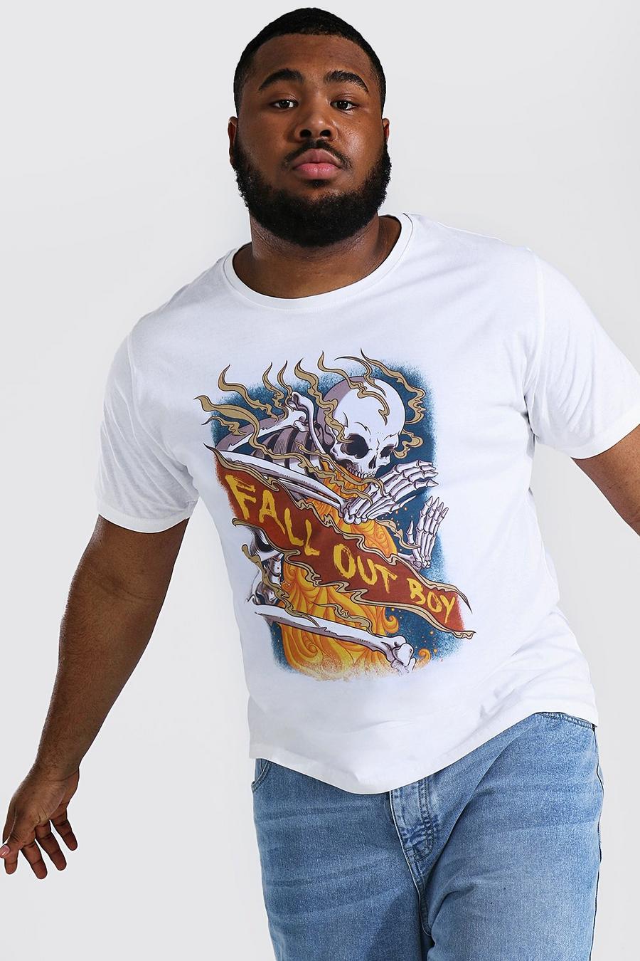 Camiseta con licencia Fall Out Boy Plus, Blanco image number 1