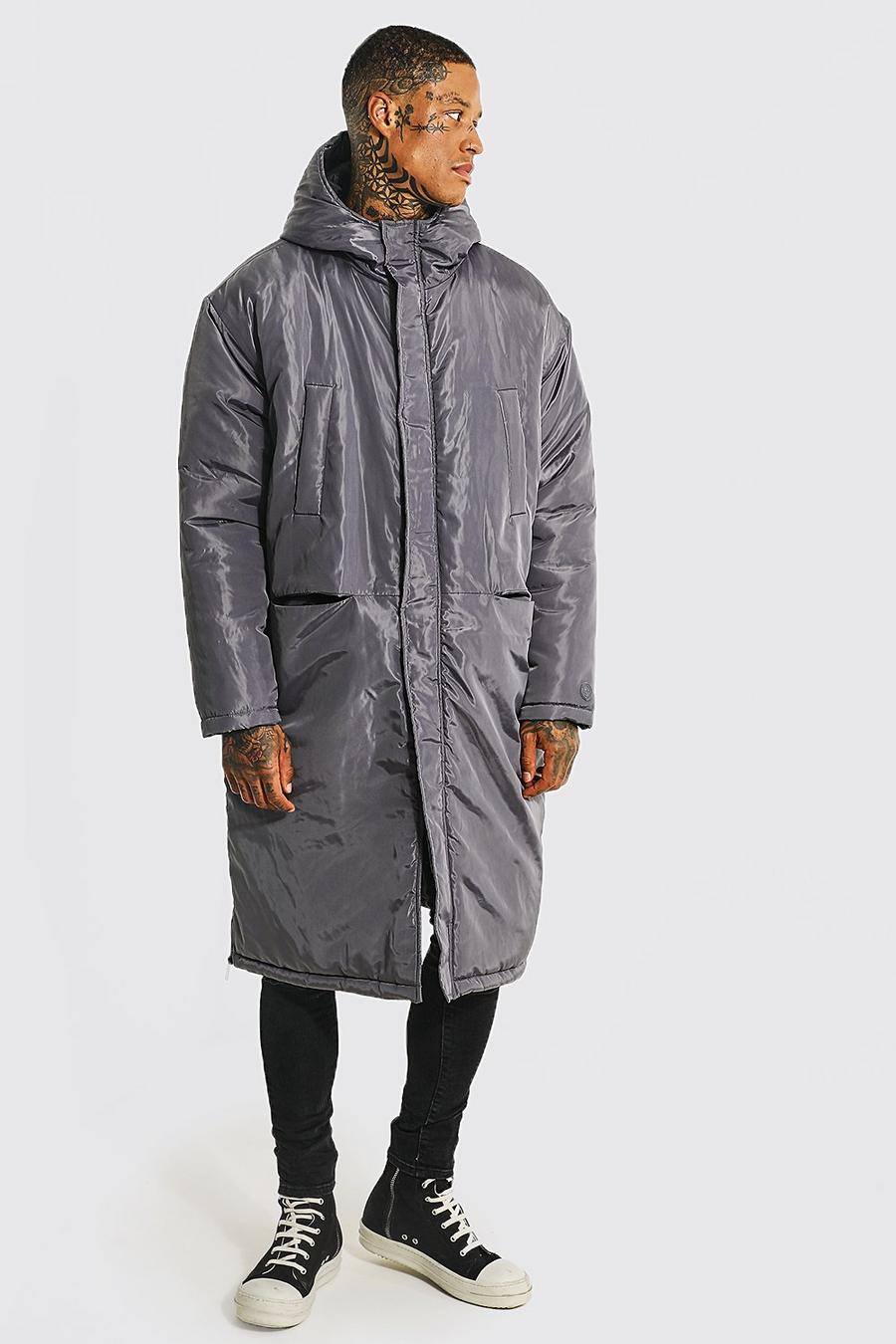 Parka style utilitaire, Grey image number 1