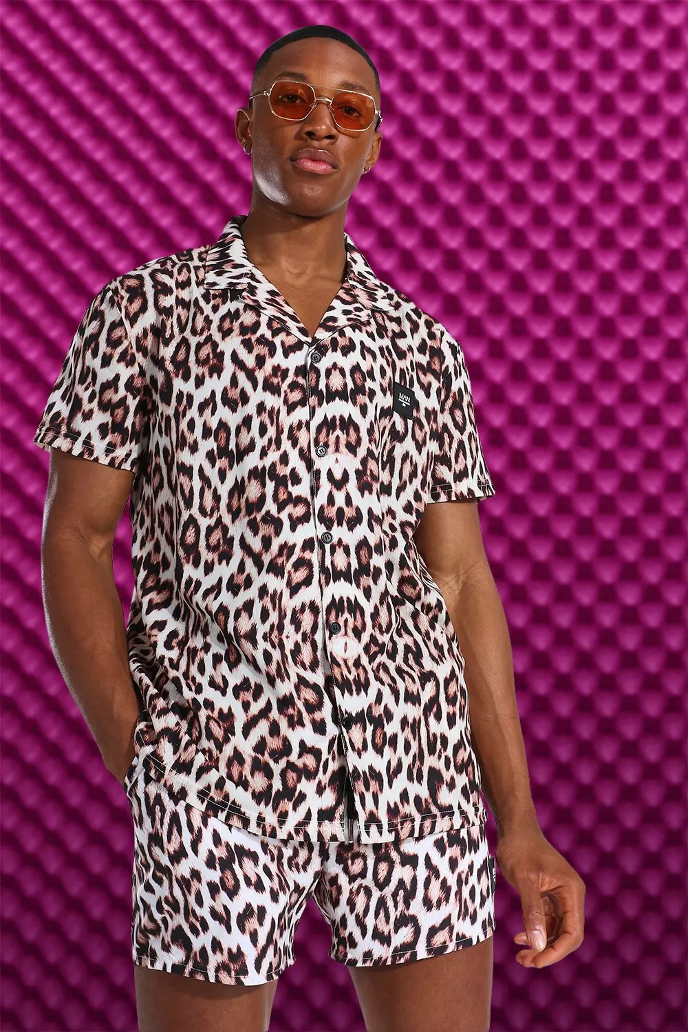 new look purple leopard print shirt