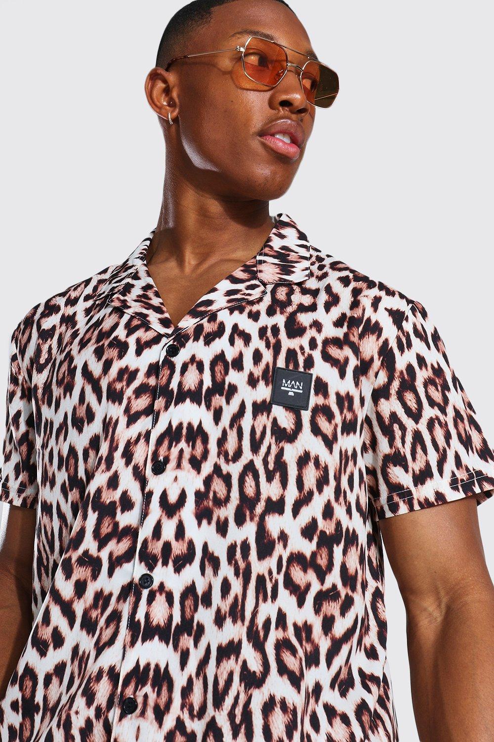 Chemise imprimé leopard online homme