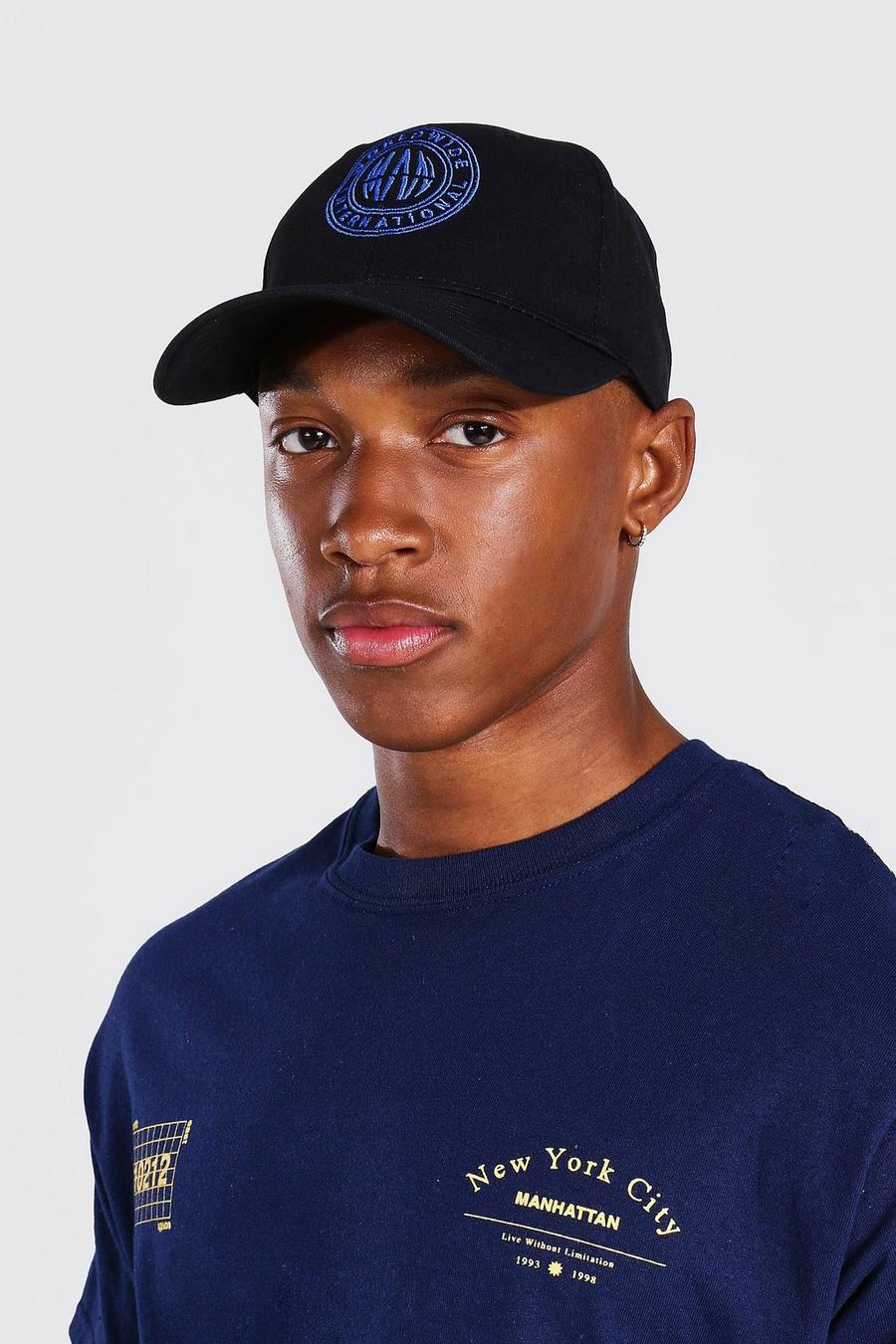 Blue Worldwide Embroidered Cap image number 1