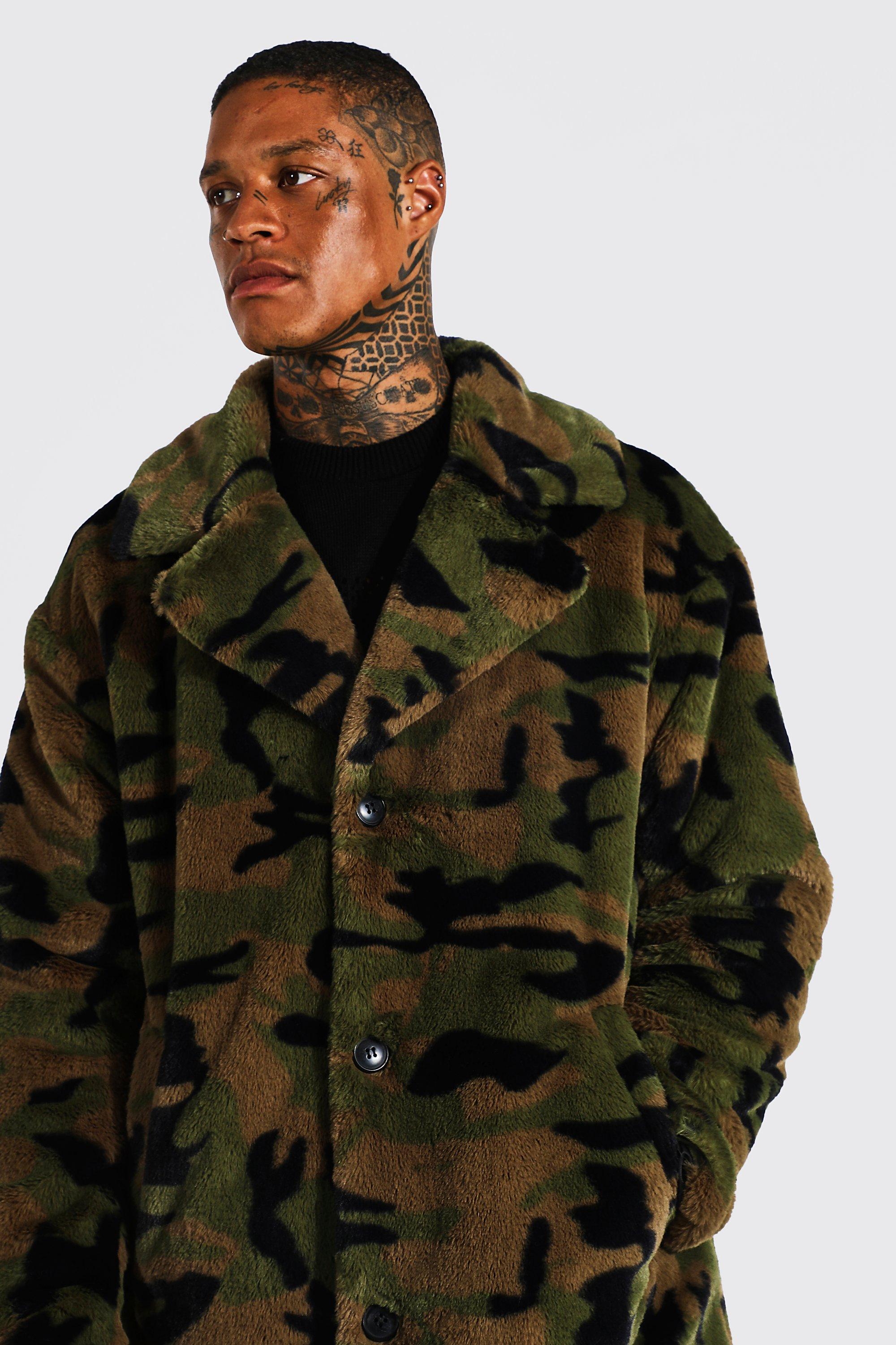 Camouflage sale fur parka