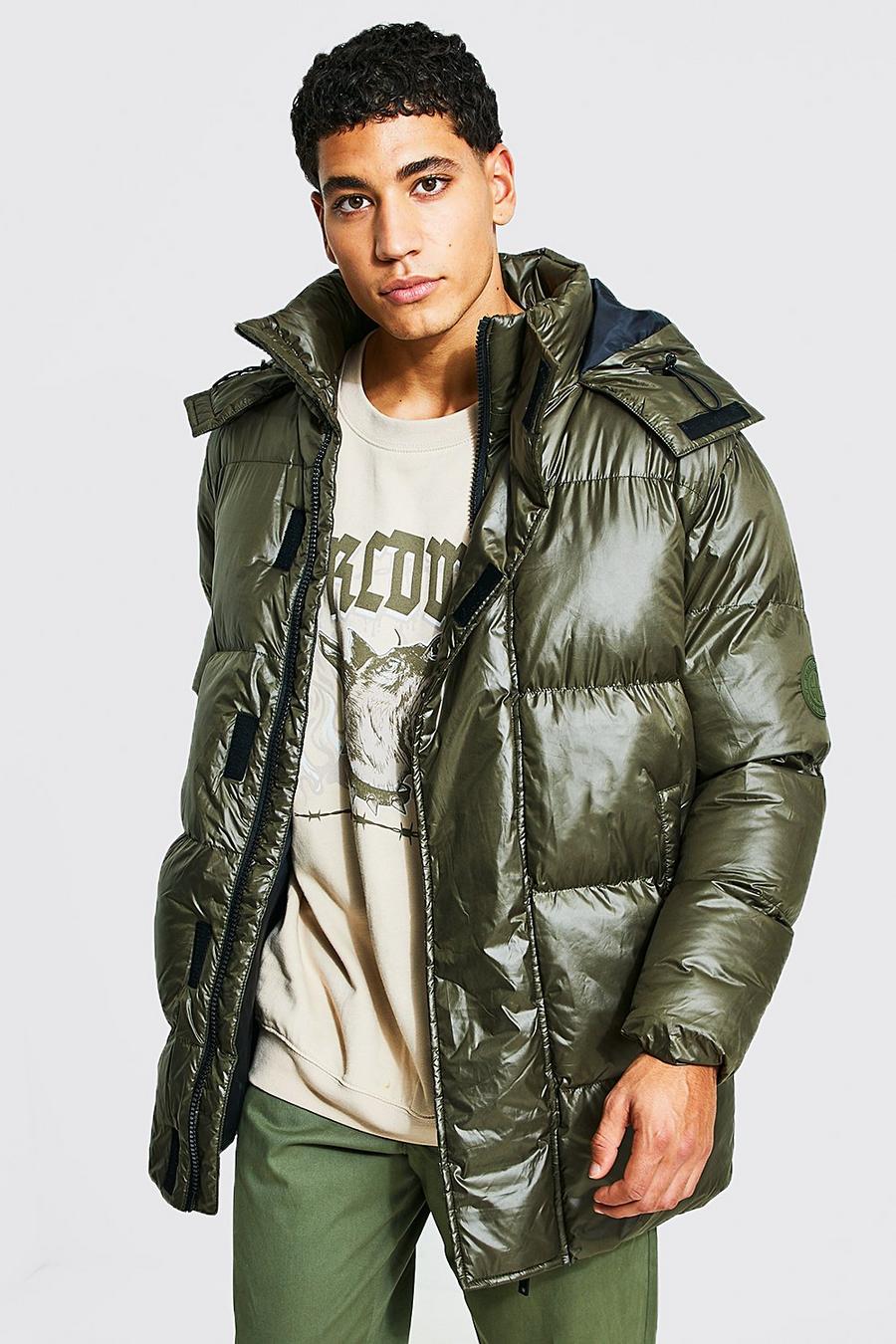 Men's Longline Puffer Jackets | Men's Longline Puffer Coats | boohoo UK