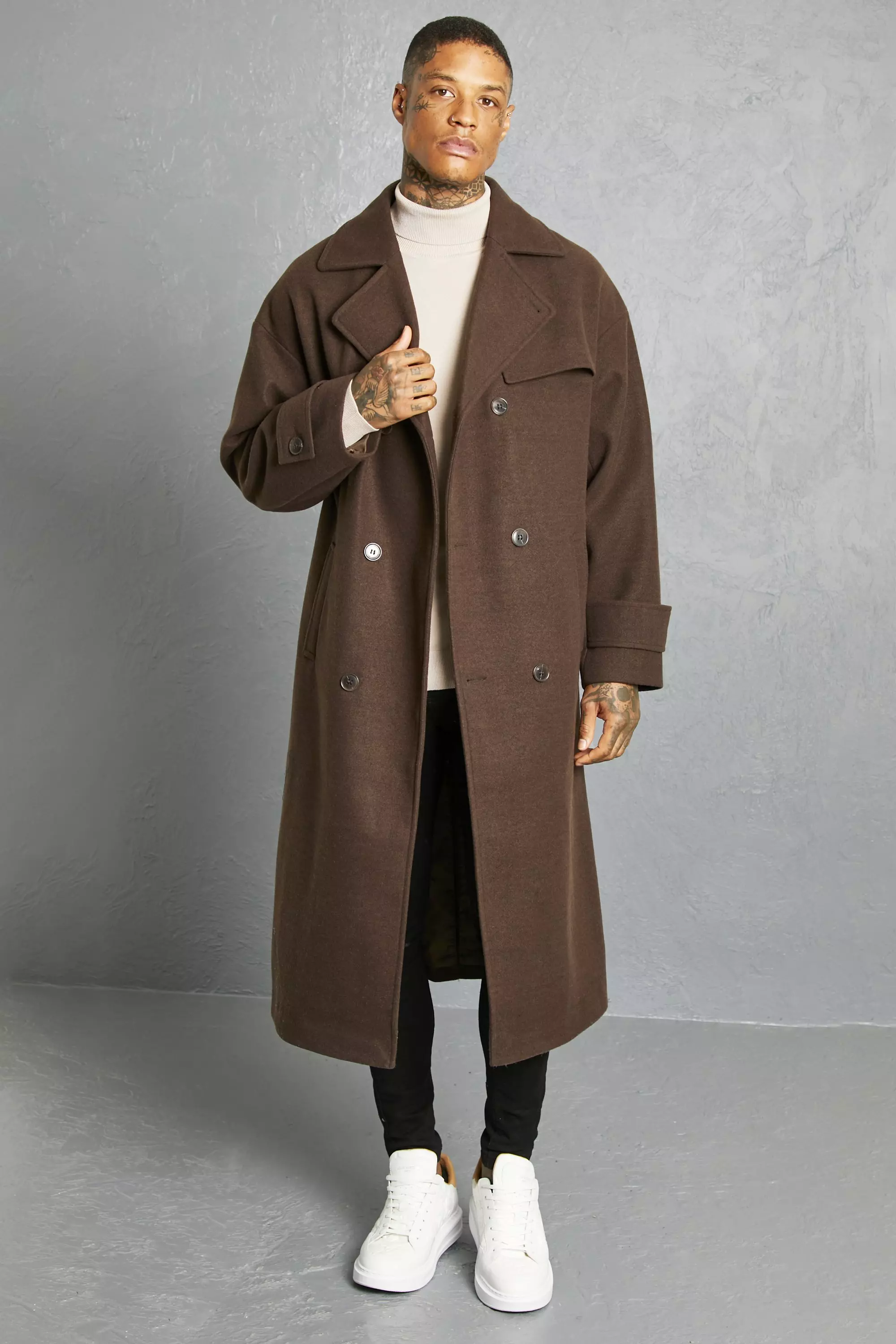 Extra long mens overcoat online