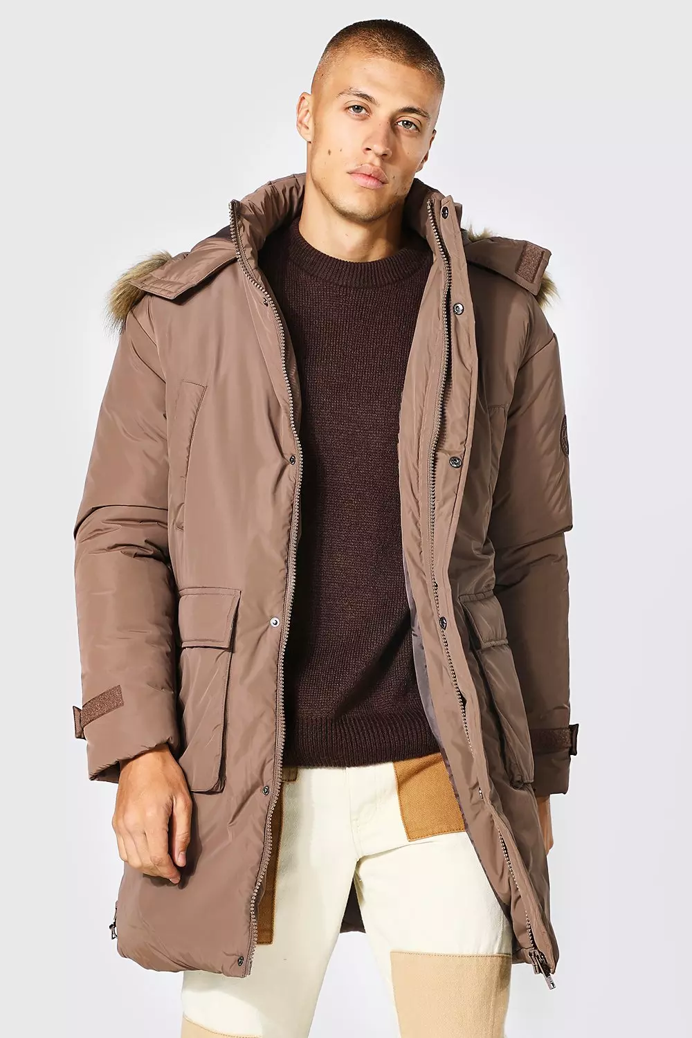 Boohoo man outlet parka