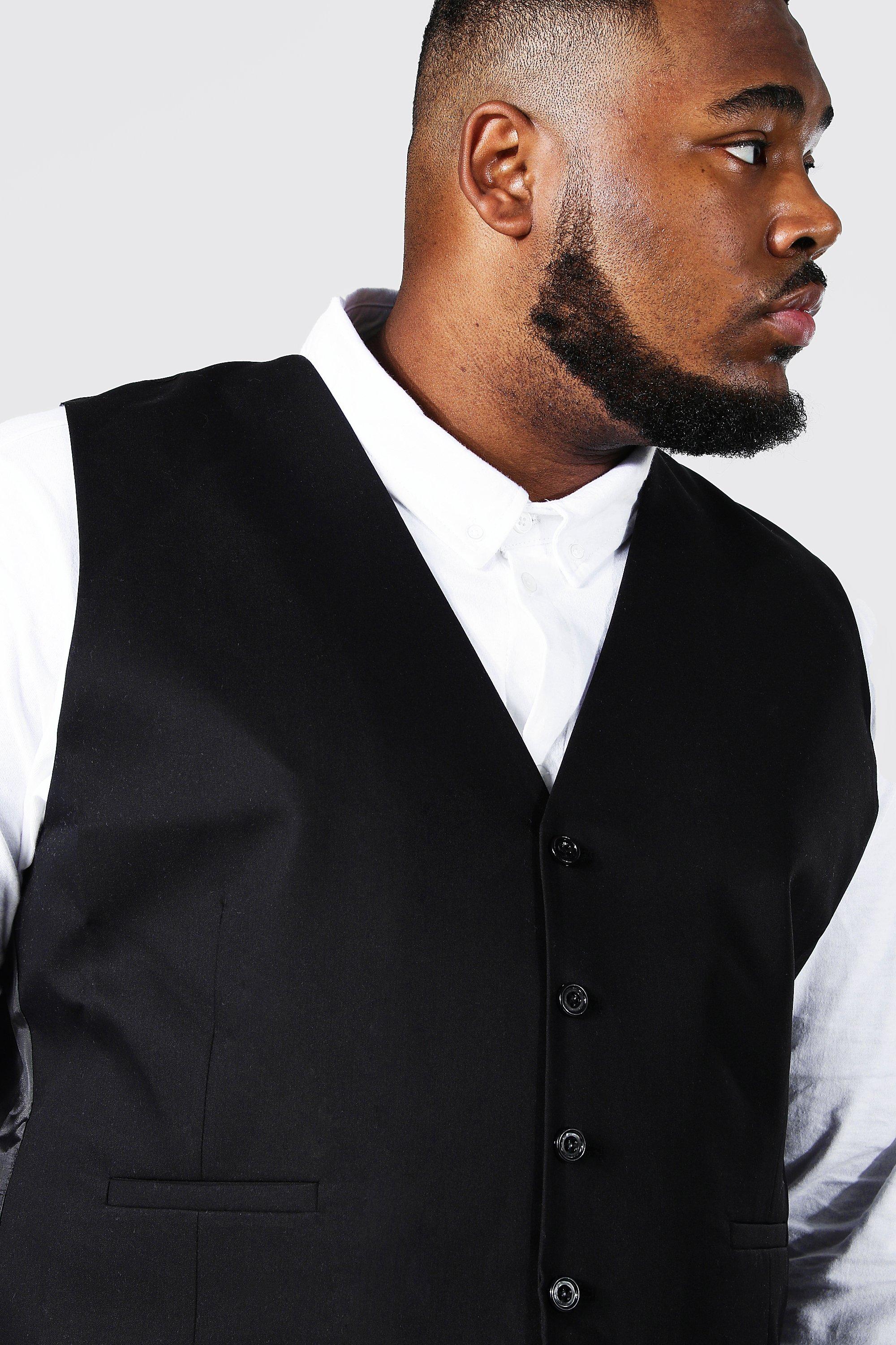 Black slim hotsell fit waistcoat