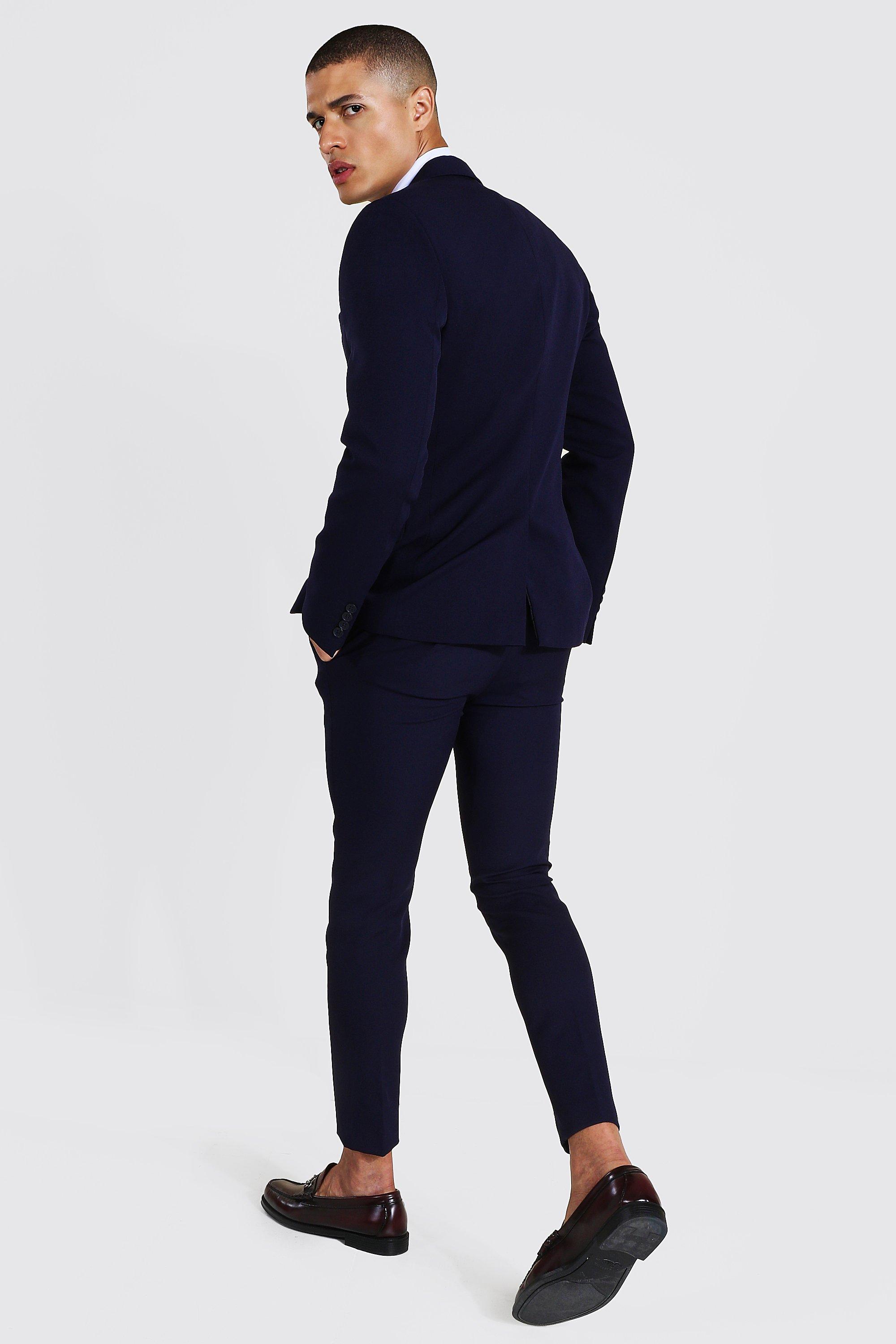 Super Skinny Navy Suit Pants