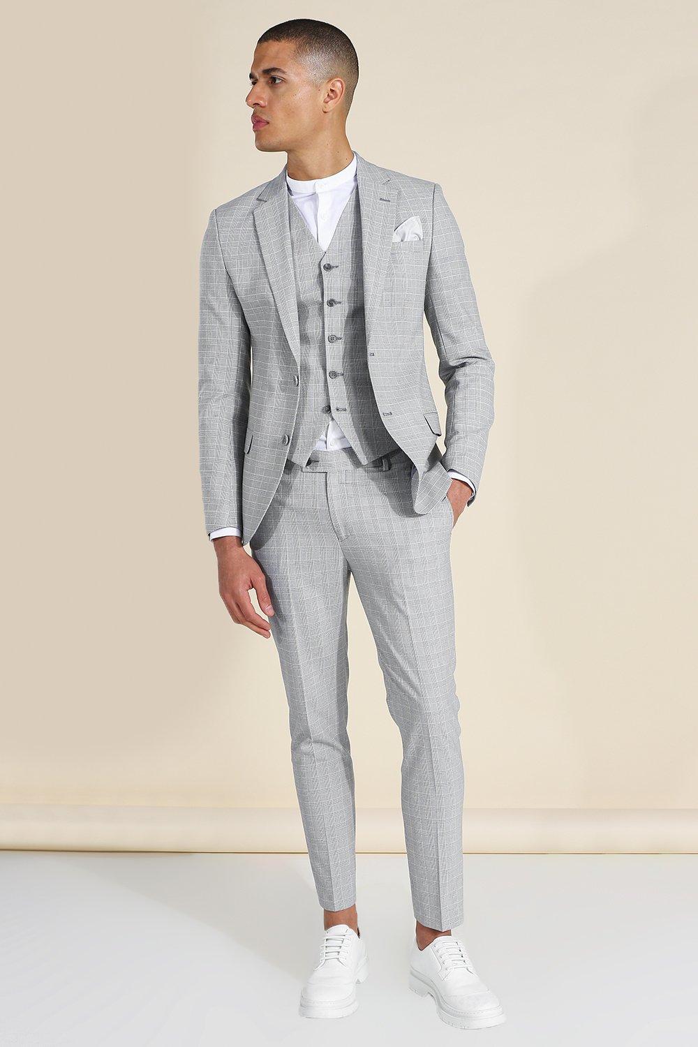 Mens super best sale skinny suit