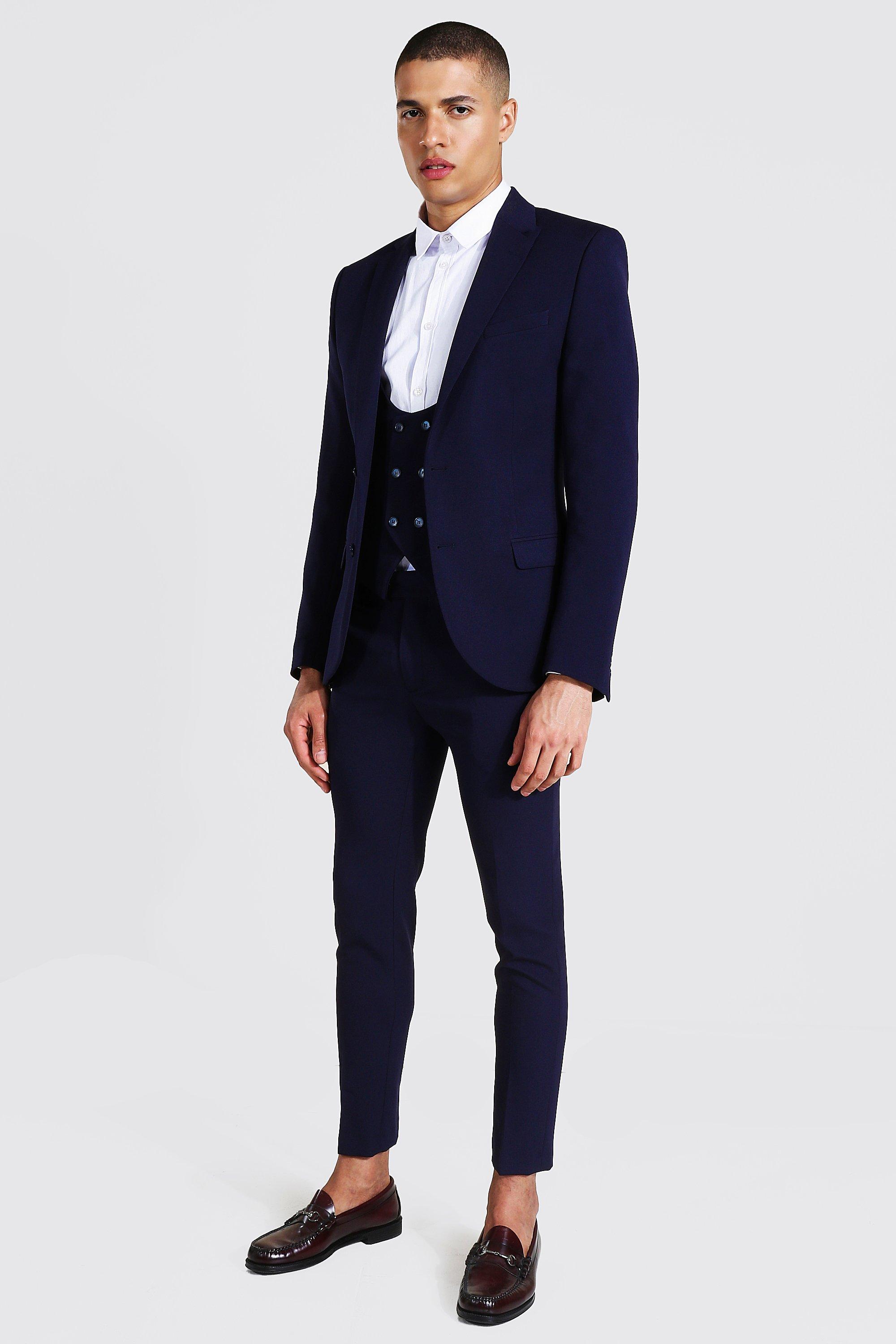 Single Breasted Super Skinny Suit Jacket boohoo