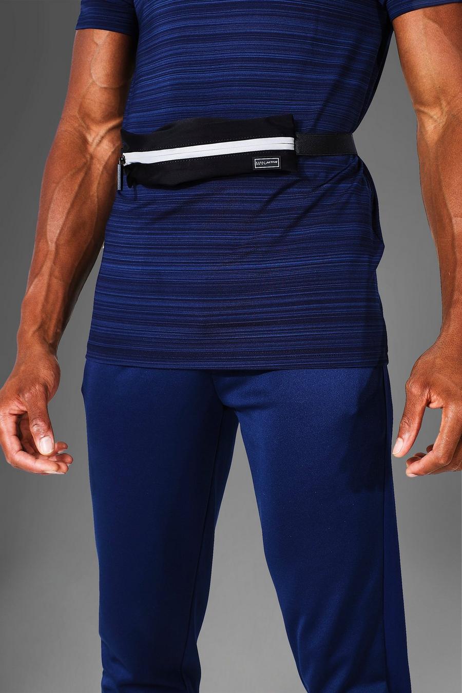 Black Man Active Gym Belt Bag image number 1