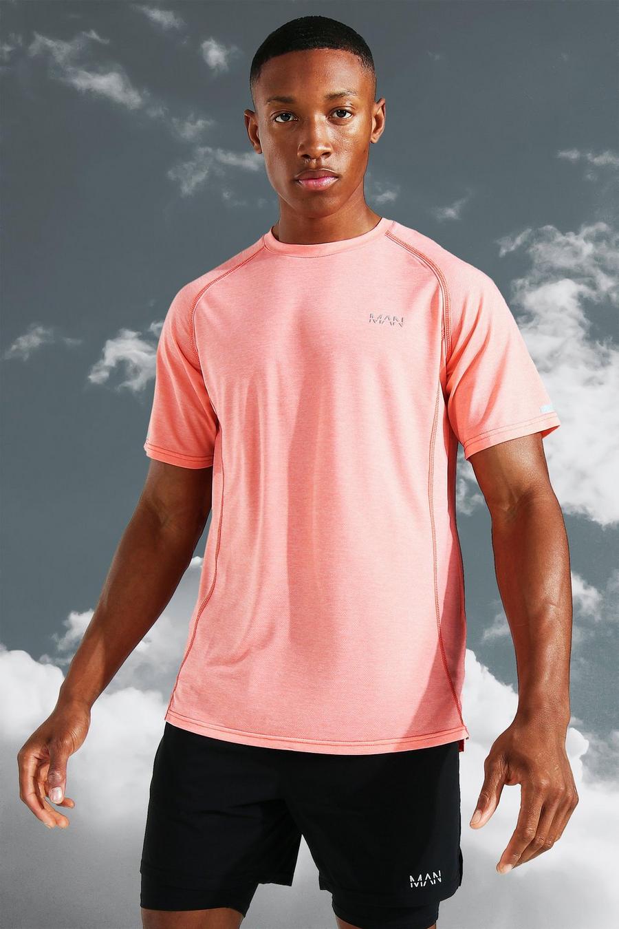 Peach Man Active Dun Mergel T-Shirt image number 1