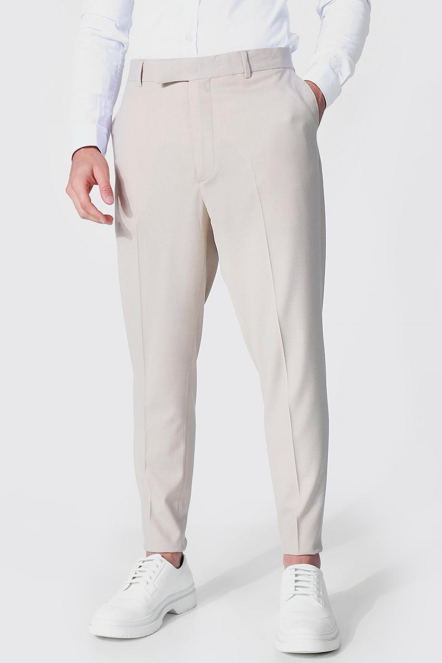 Stone Tapered Part Elasticated Dress Pants image number 1
