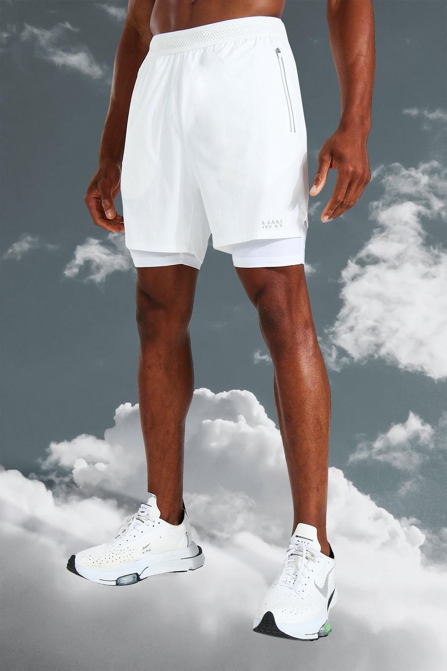 White Man Active Lightweight Tonal 2 In 1 Short image number 1
