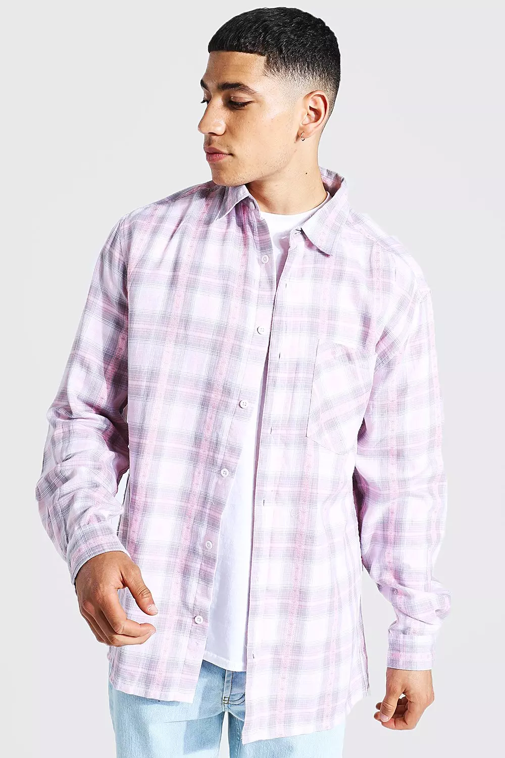 pink shirt